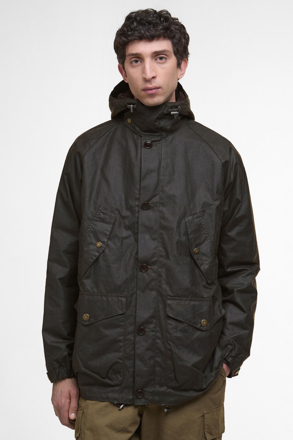 Barbour Re-Engineered Endurance Mountain Yağlı Parka OL71 Olive