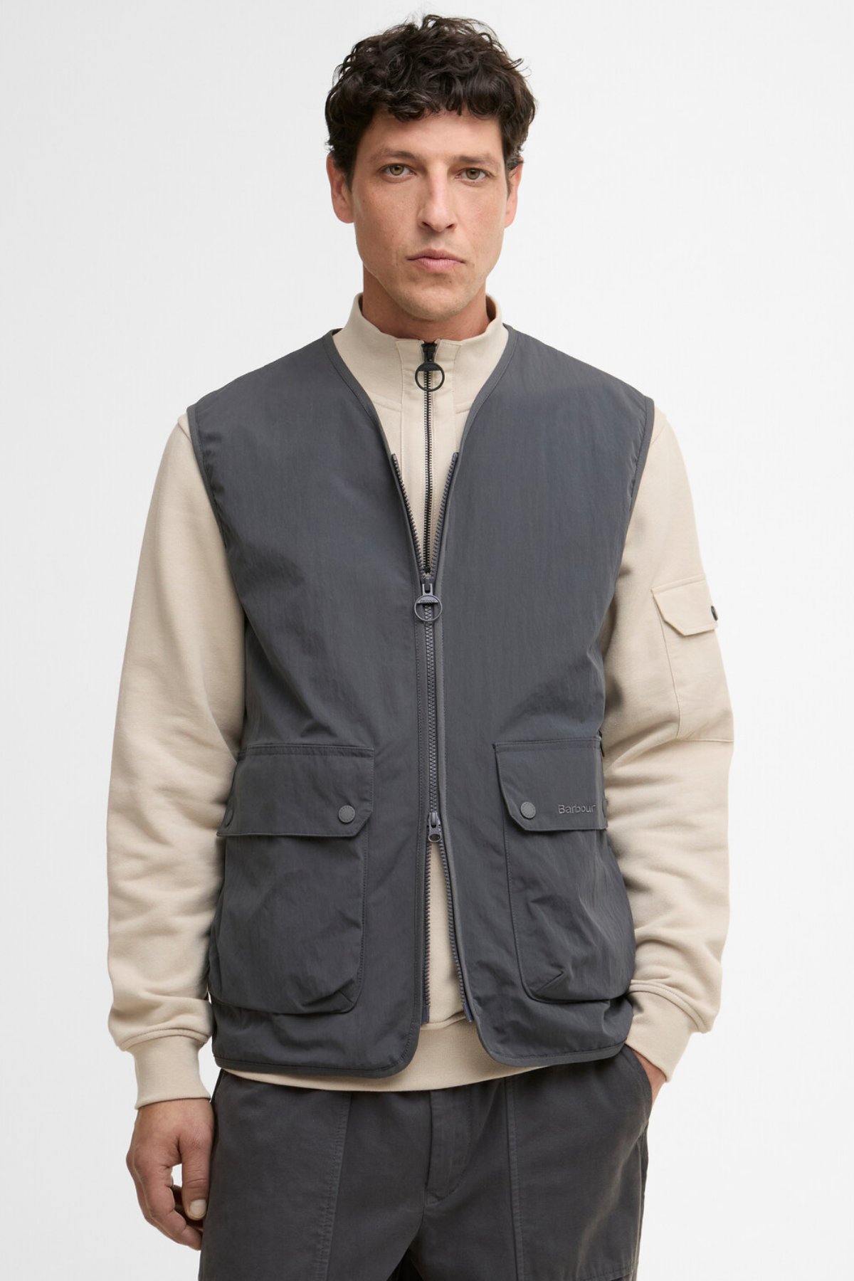 Barbour Re-Engineered Flyweight Yelek GY71 Asphalt