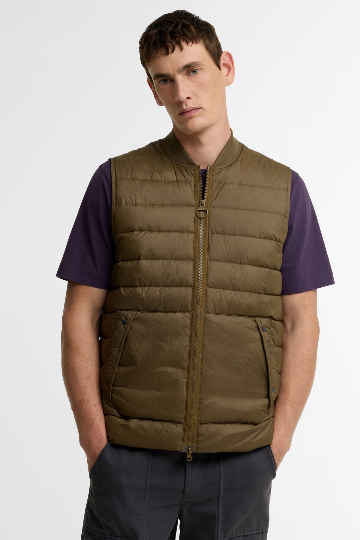 Barbour Re-Engineered Hadden Kapitone Yelek SN31 Beech