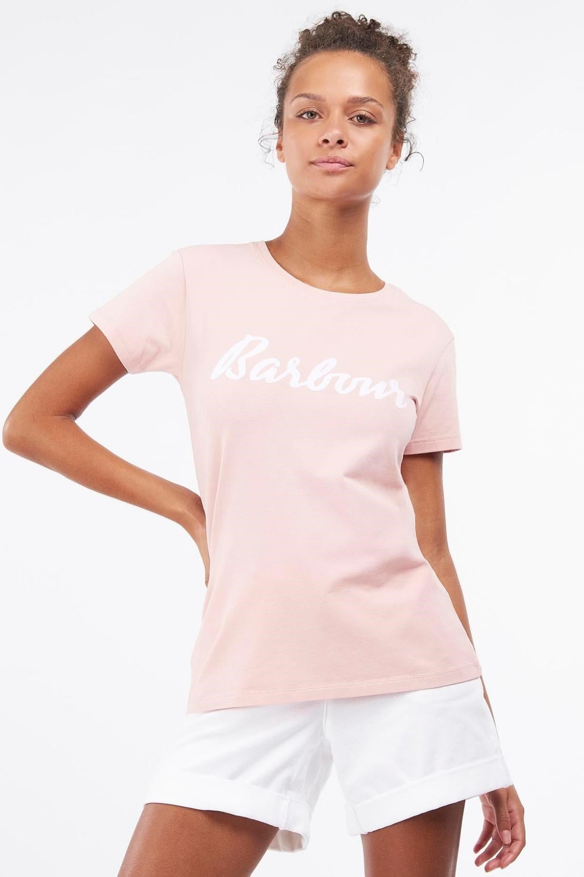Barbour Rebecca T-Shirt Petal Pink/Silver Birch