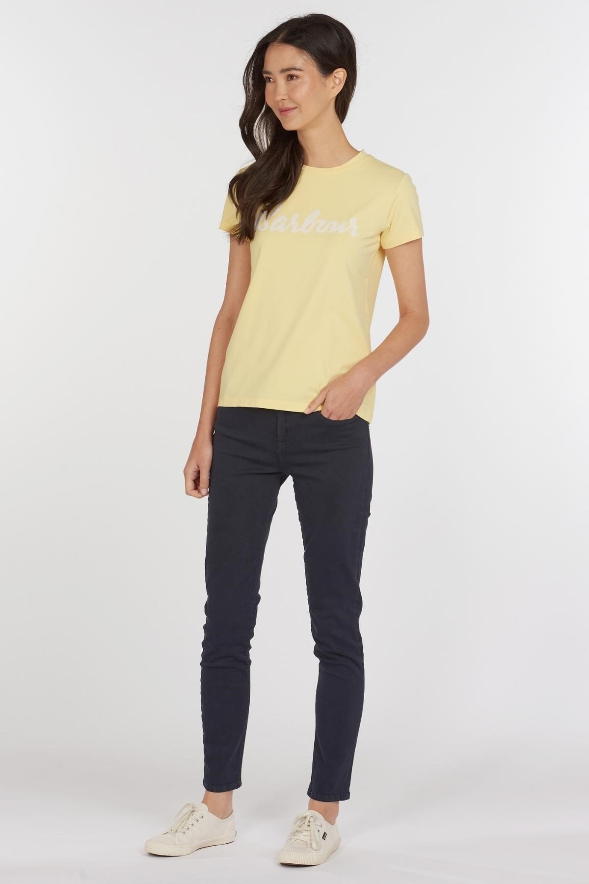 Barbour Rebecca T Shirt YE14 Yellow Haze