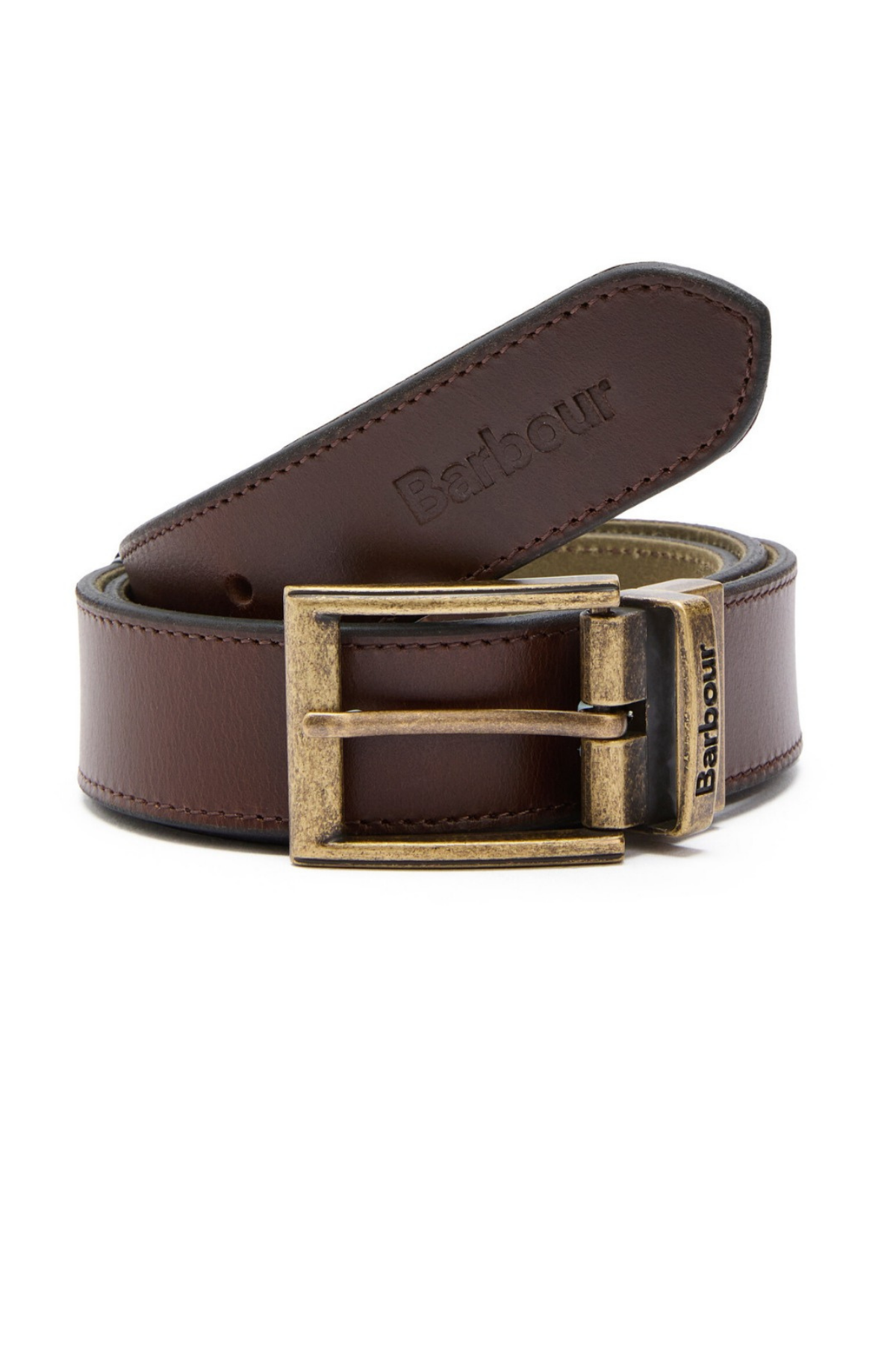 Barbour Reversible Transport Deri Kemer GN31 Dusky Green/Dark Brown