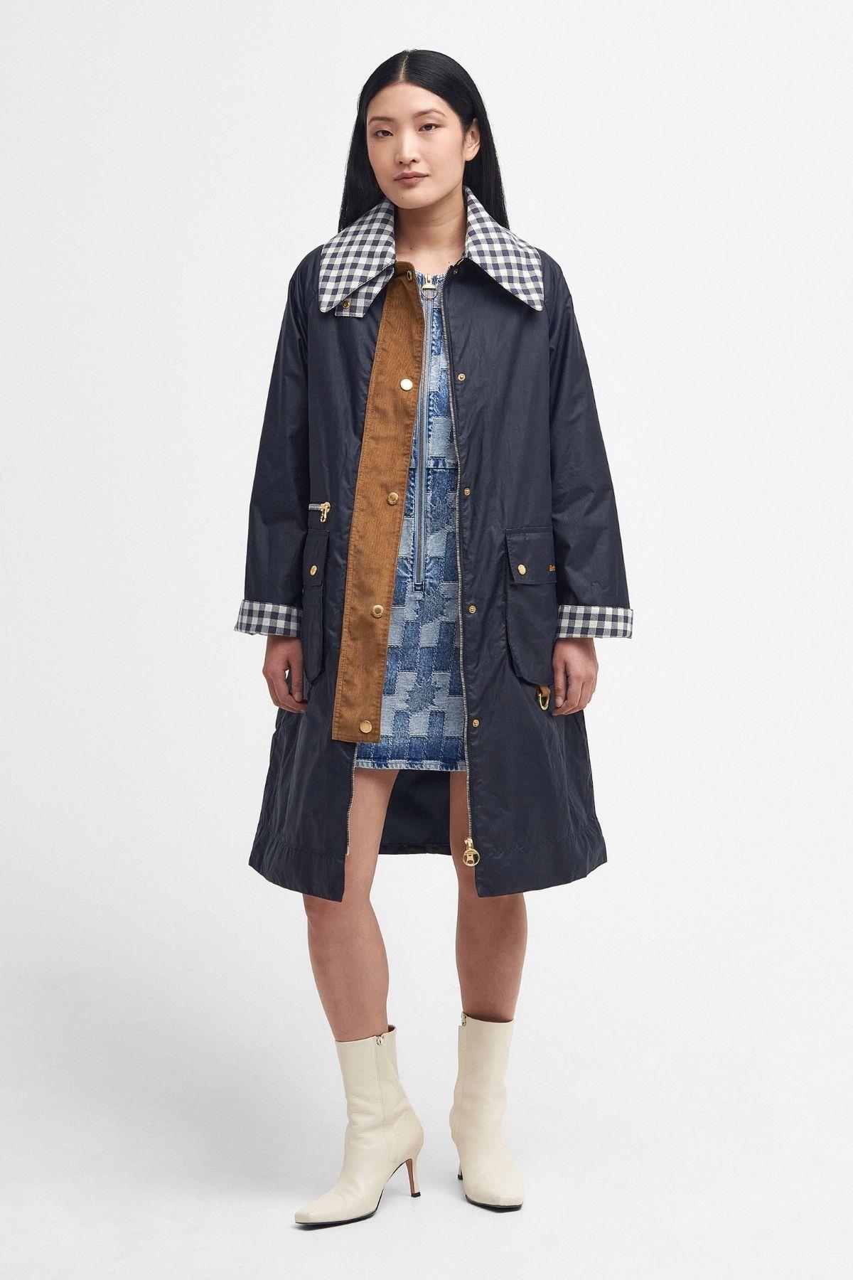 Barbour Runswick Yağlı Ceket NY71 Nightsky/Summer Navy