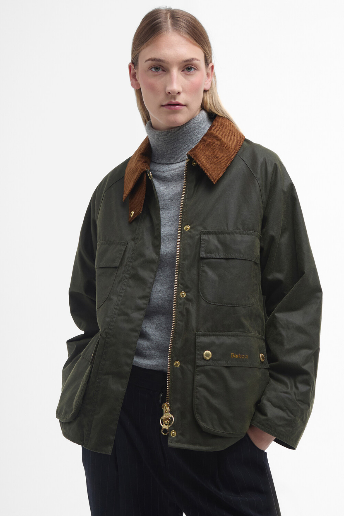 Barbour Ruth Yağlı Ceket OL99 Archive Olive