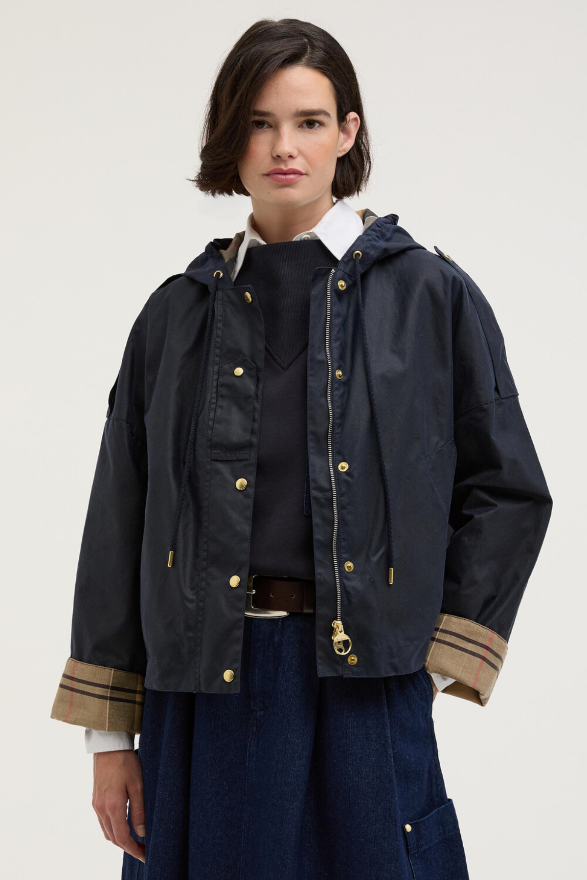 Barbour Ryedale Yağlı Ceket NY71 Royal Navy