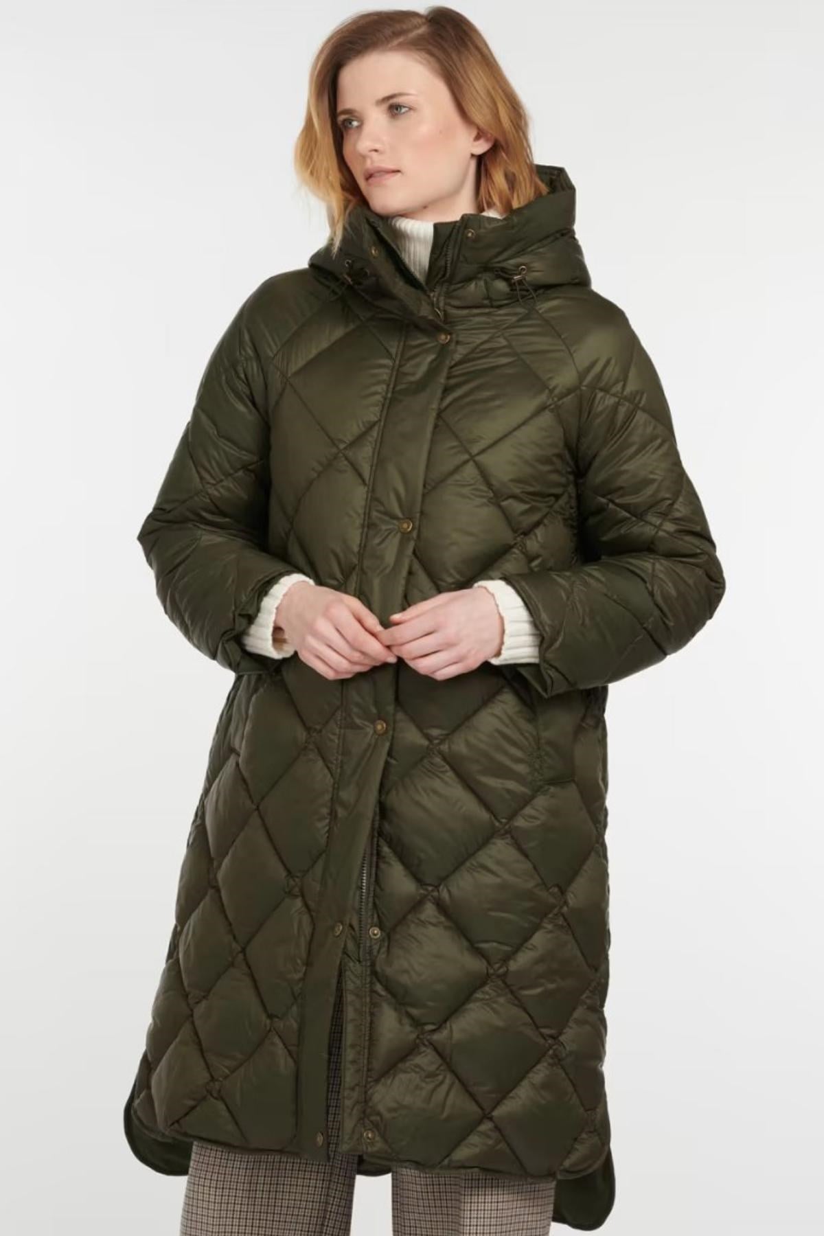 Barbour Sandyford Kapitone Ceket SG71 Sage/Ancient