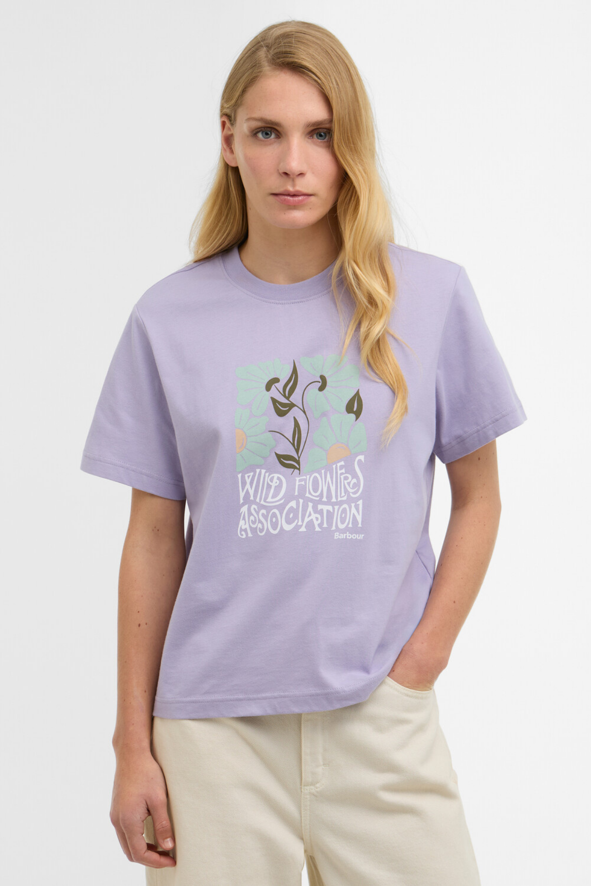 Barbour Selena T-Shirt PU35 Heather Mist