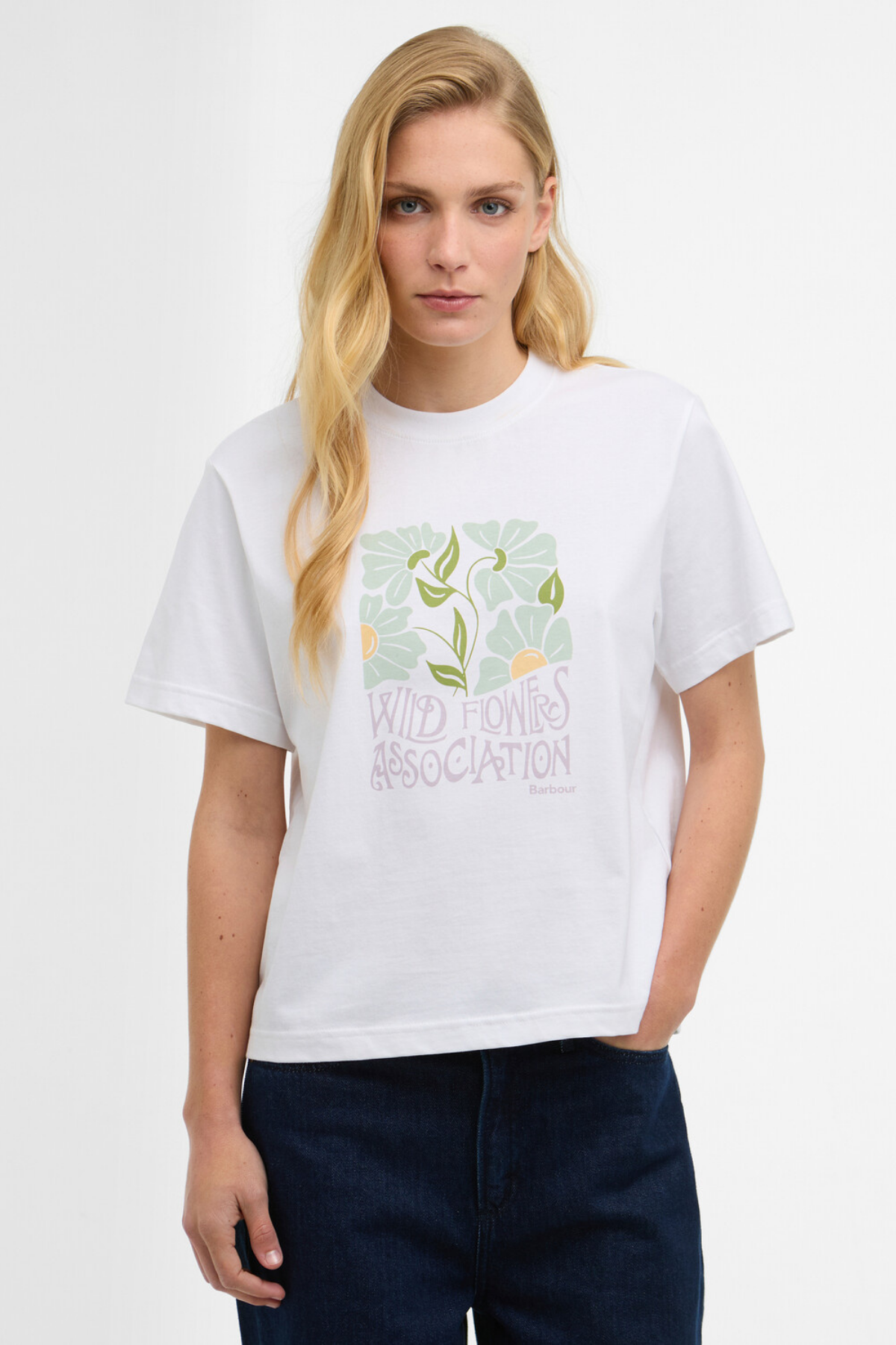 Barbour Selena T-Shirt WH11 White