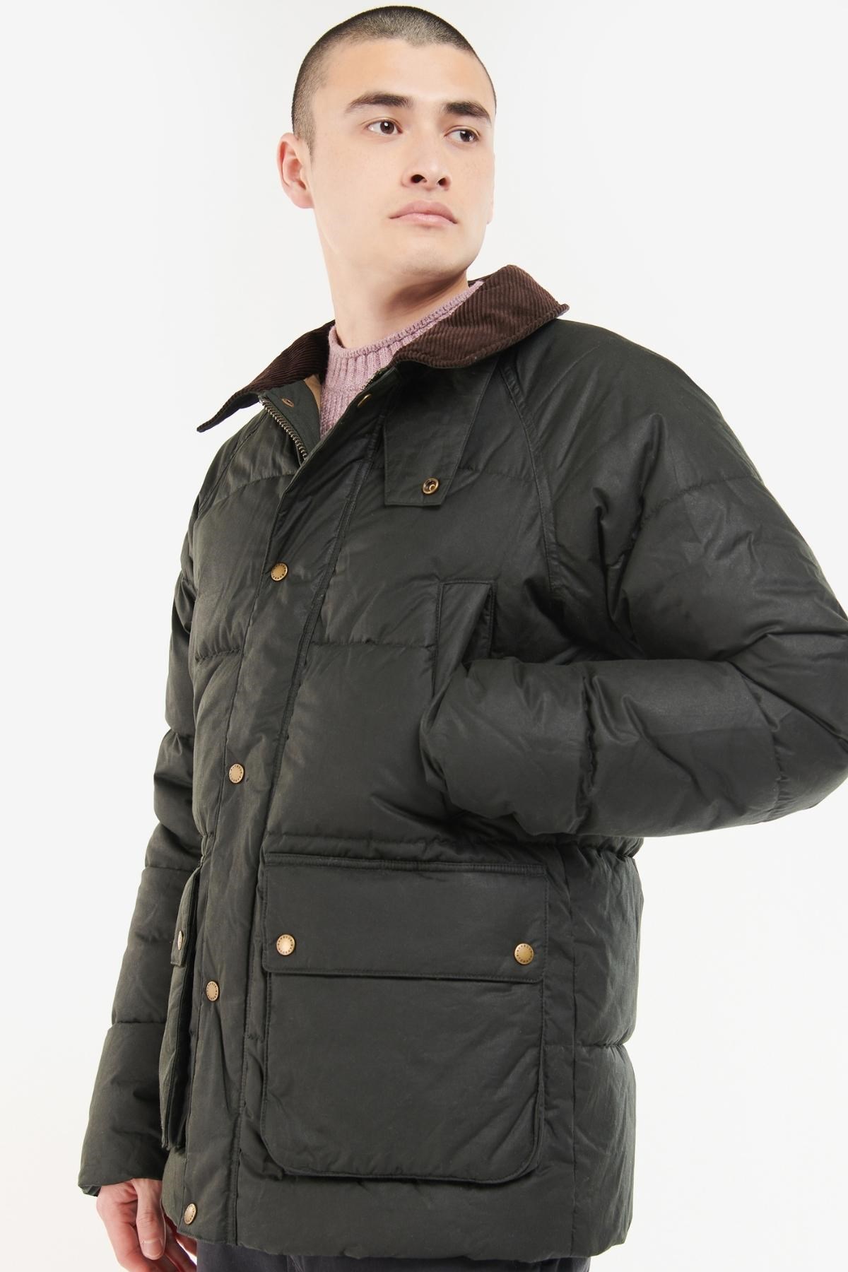 Barbour SL Noda Quilted  Bedale Yağlı Ceket SG71 Sage/Ancient