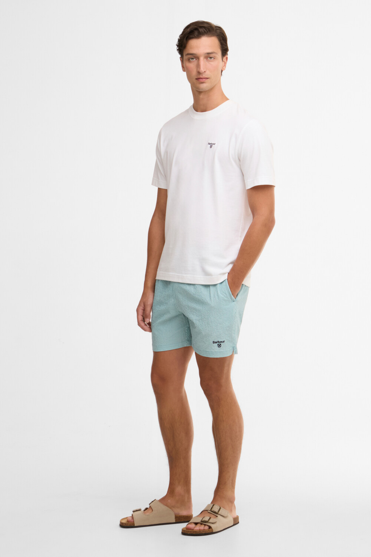 Barbour Somerset Deniz Şortu TE52 Light Teal