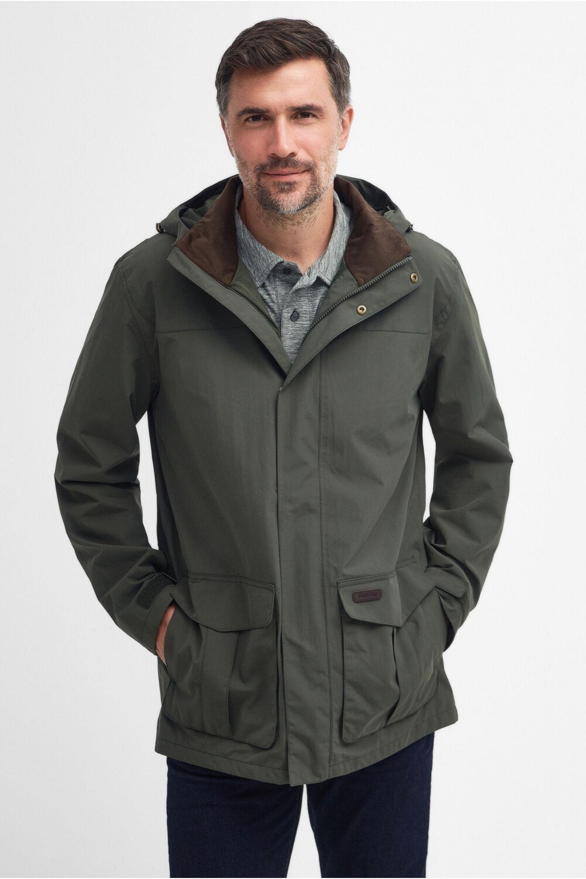 Barbour Summer Brockston Waterproof Ceket OL53 Olive