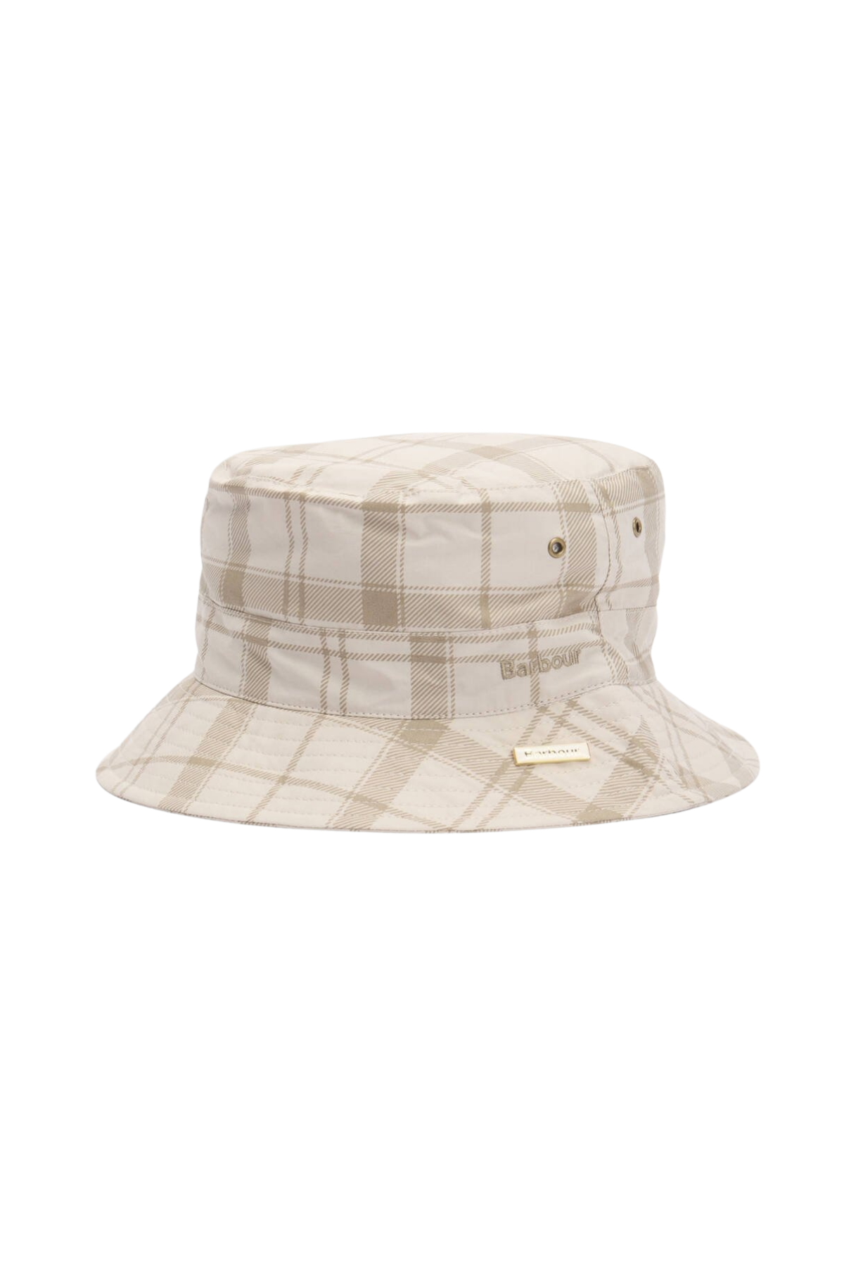 Barbour Tartan Transport Yağlı Bucket Şapka BE31 Mist Printed Tartan