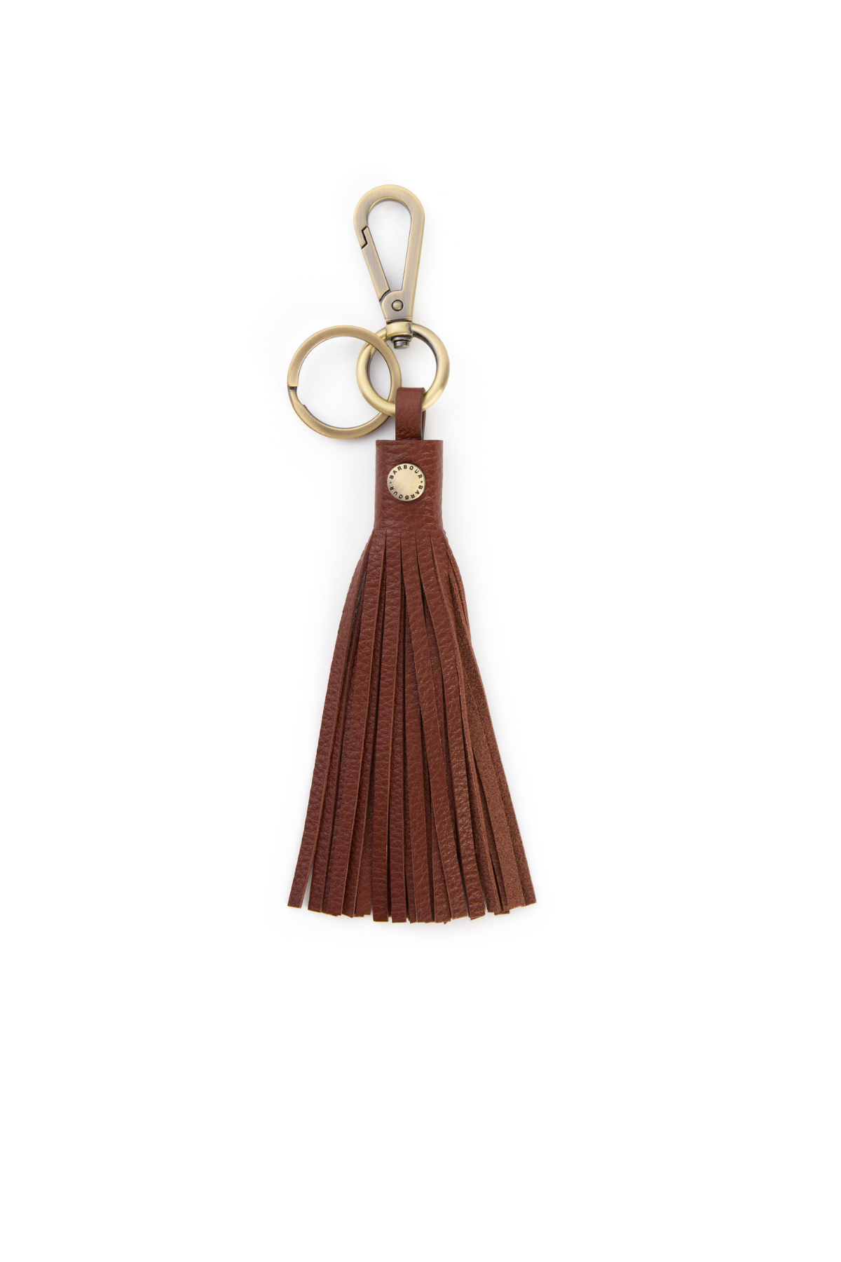 Barbour Tassle Deri Çanta Charm BR11 Brown
