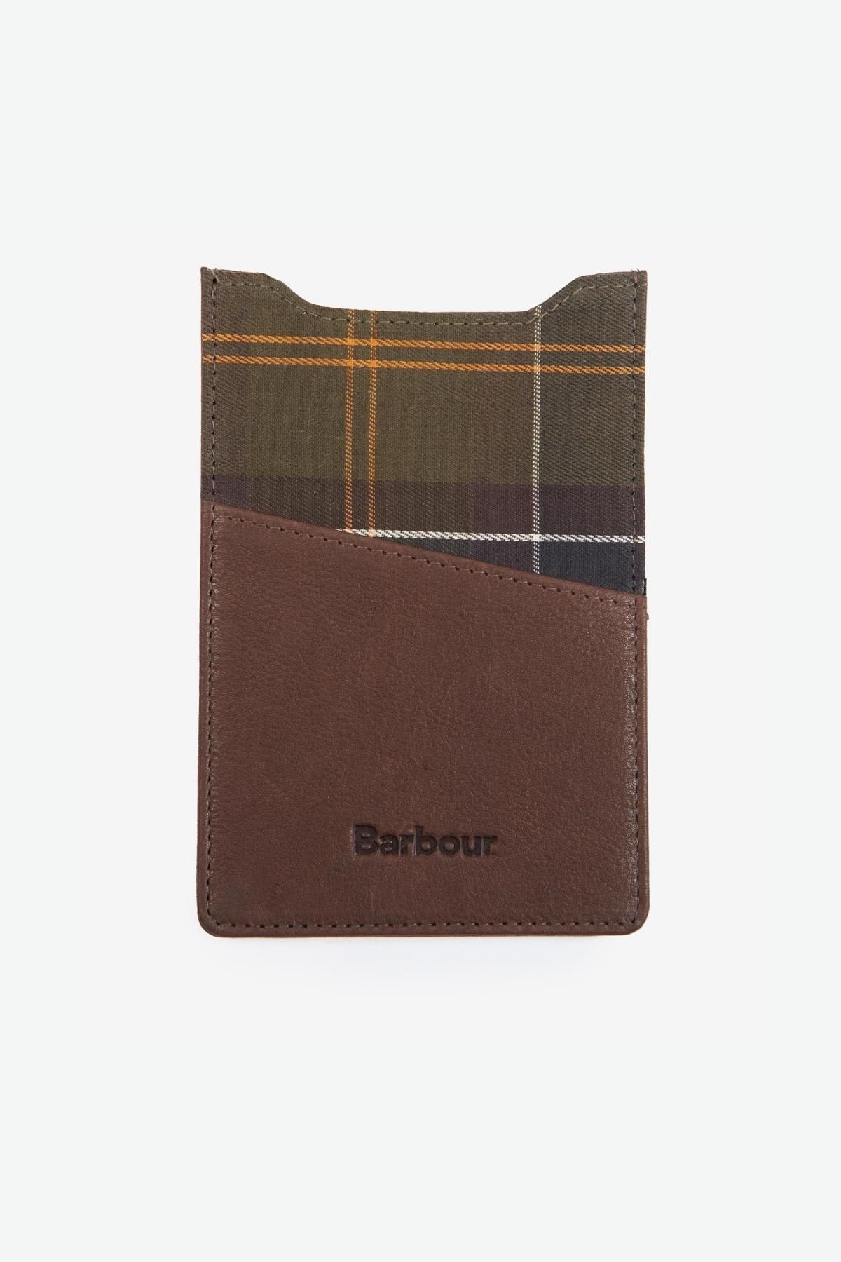 Barbour Telefon & Kart Kılıfı BR11 Dk Brown