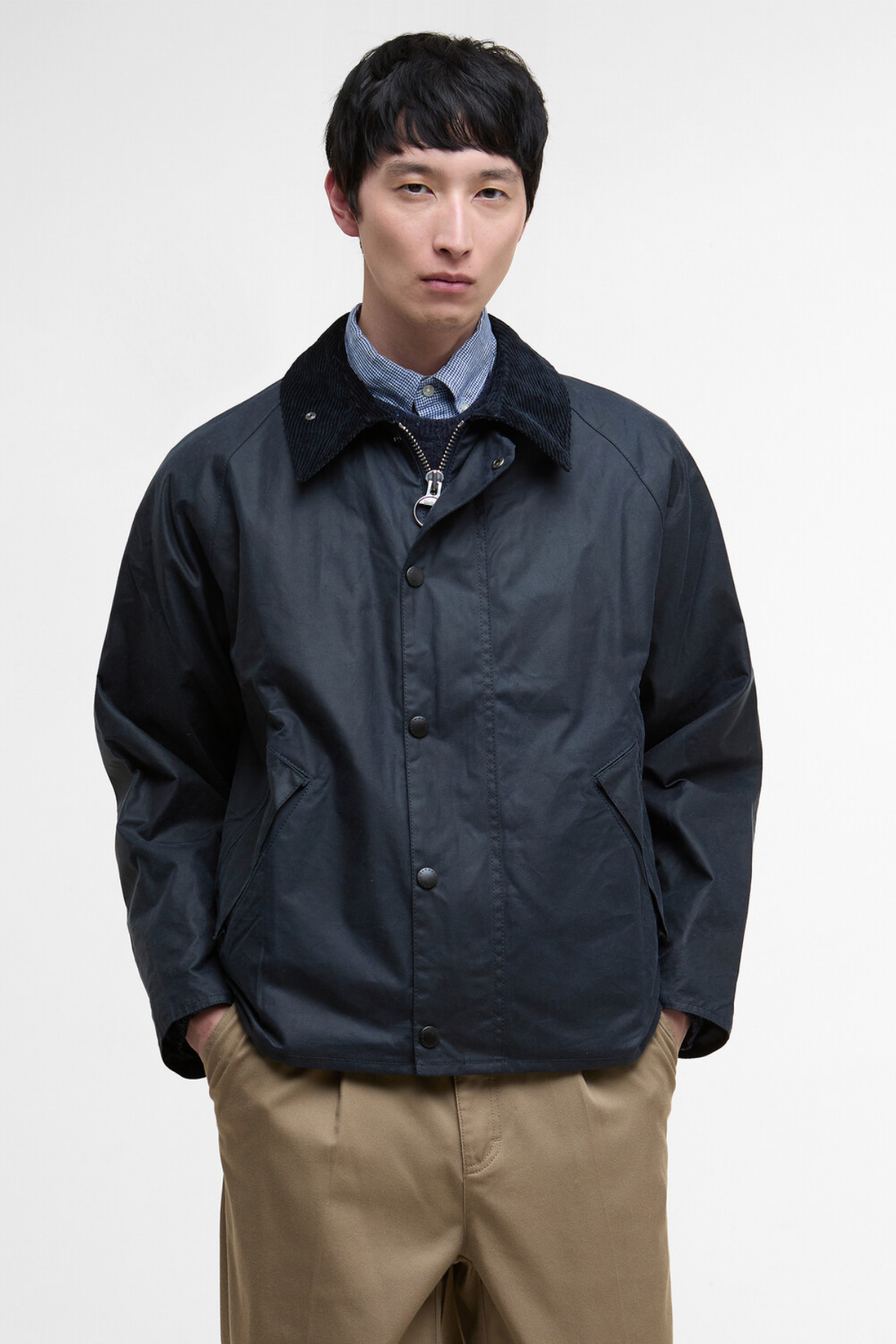 Barbour Transport Yağlı Ceket NY91 Navy