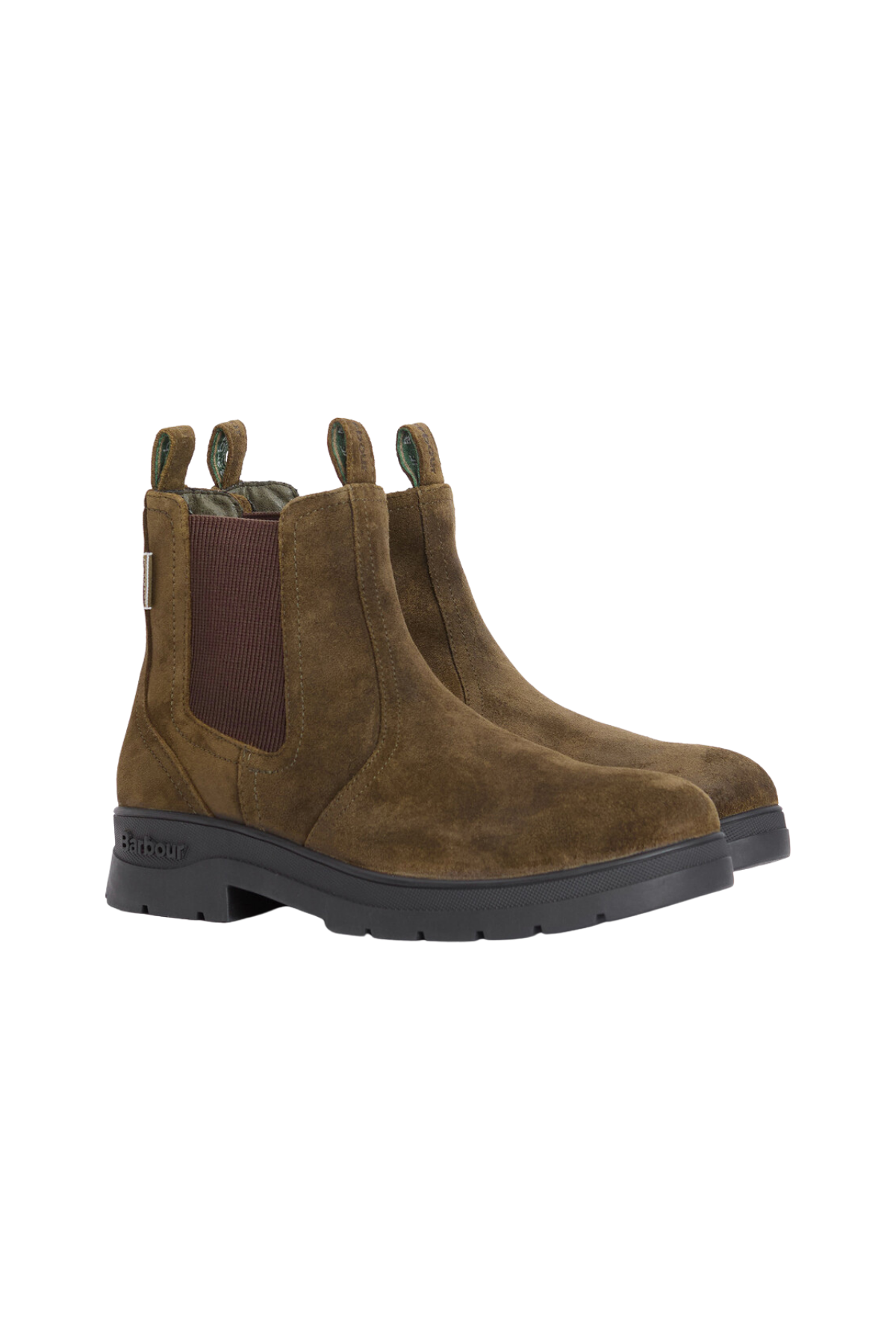 Barbour Turnbull Chelsea Bot OL77 Oiled Olive Suede
