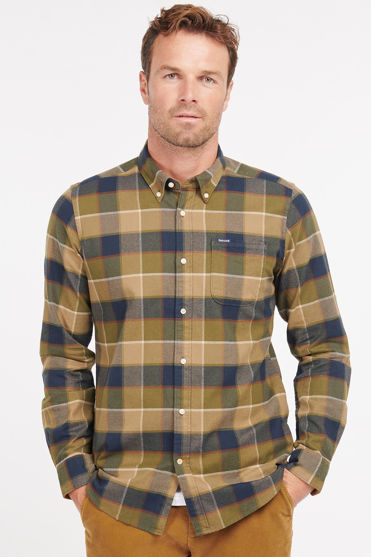Barbour Valley Tailored Gömlek ST51 Stone