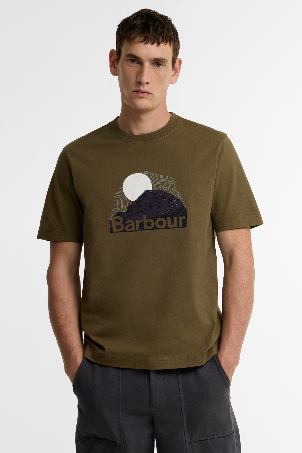 Barbour Wadsworth Relaxed T-Shirt OL78 Beech