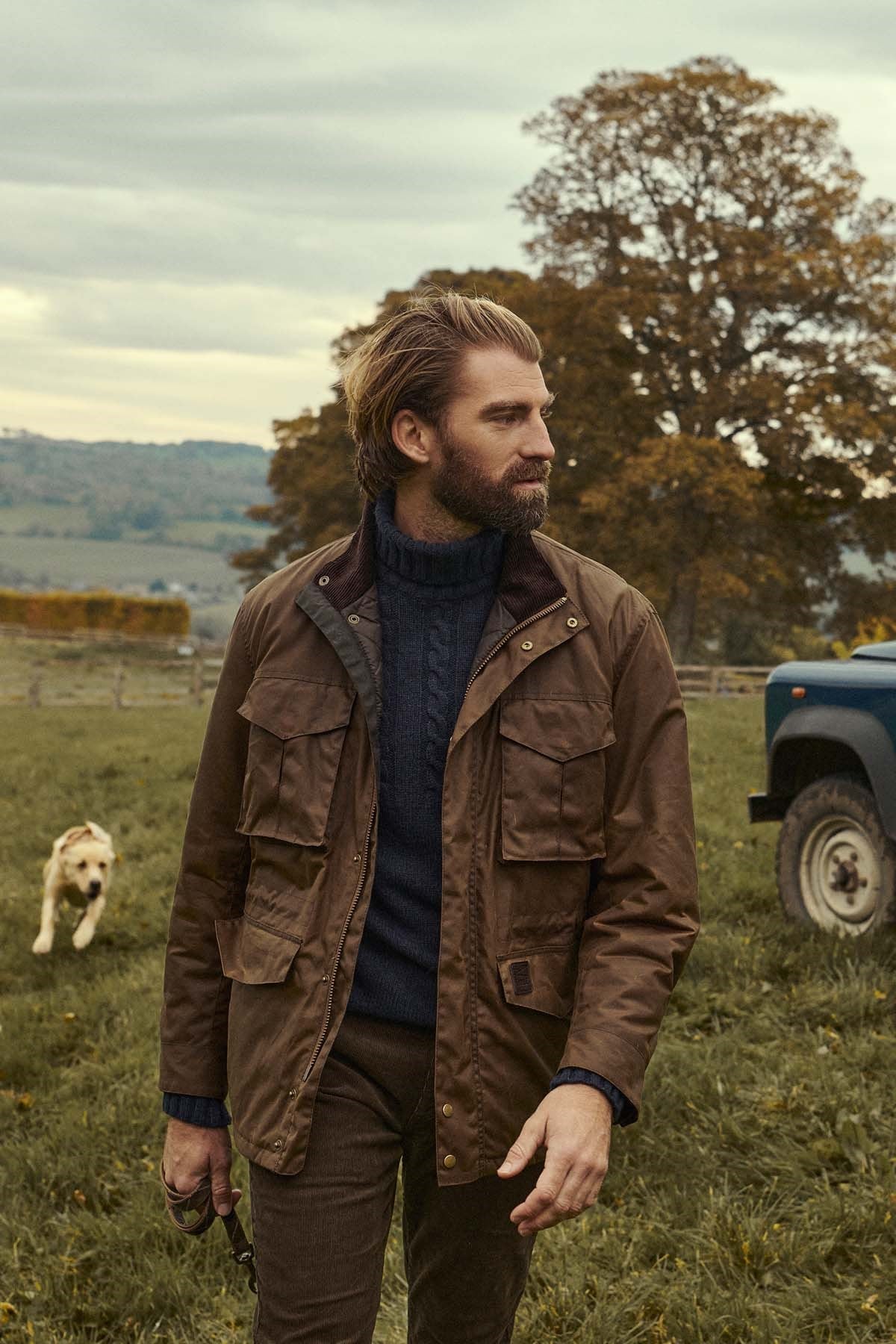 Barbour Watson Yağlı Ceket BR71 Brown