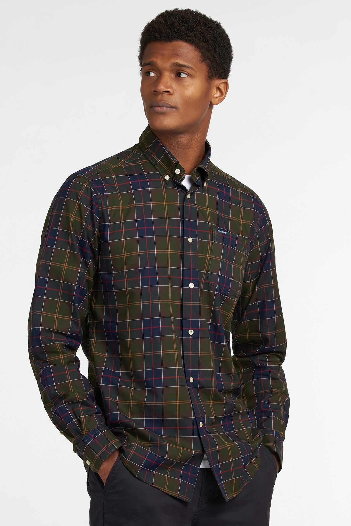 Barbour Wetherham Tailored Gömlek TN11 Classic Tartan