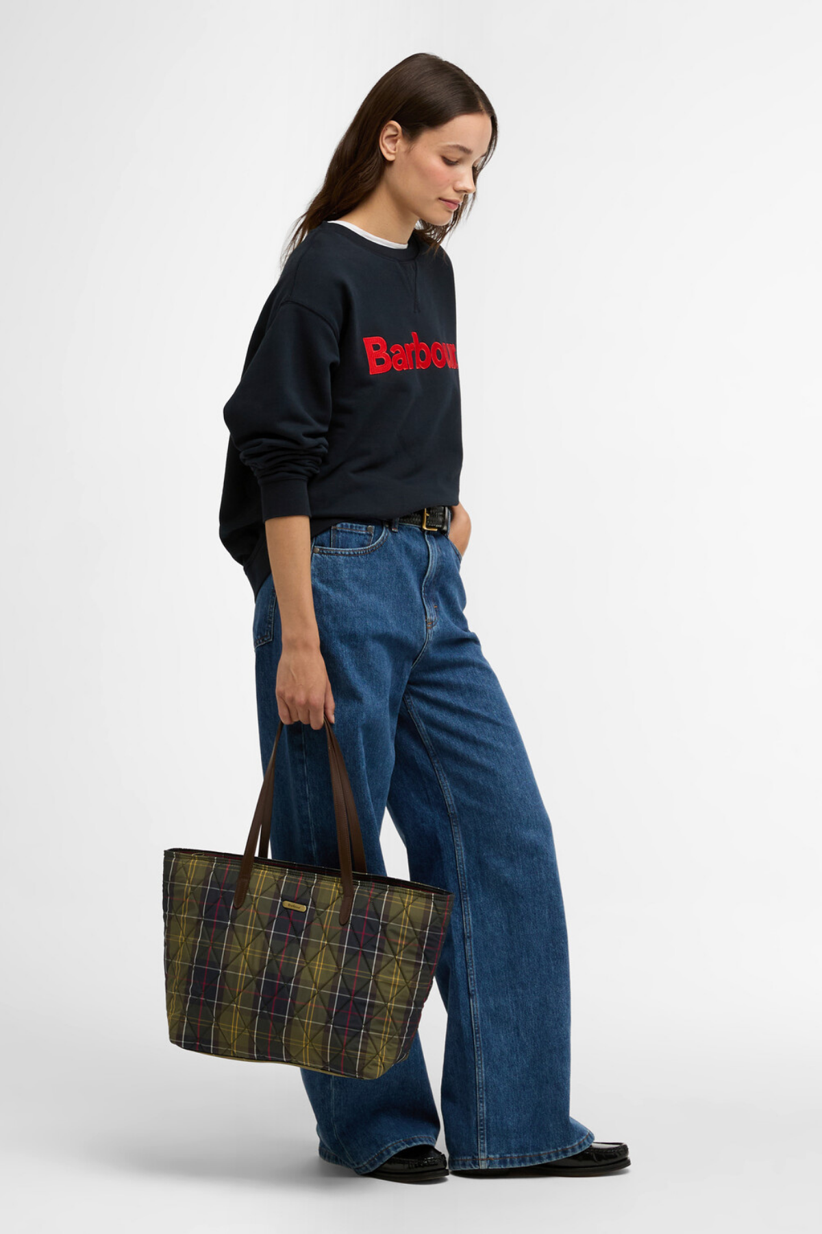 Barbour Wetherham Tartan Kol Çantası OL71 Classic Tartan