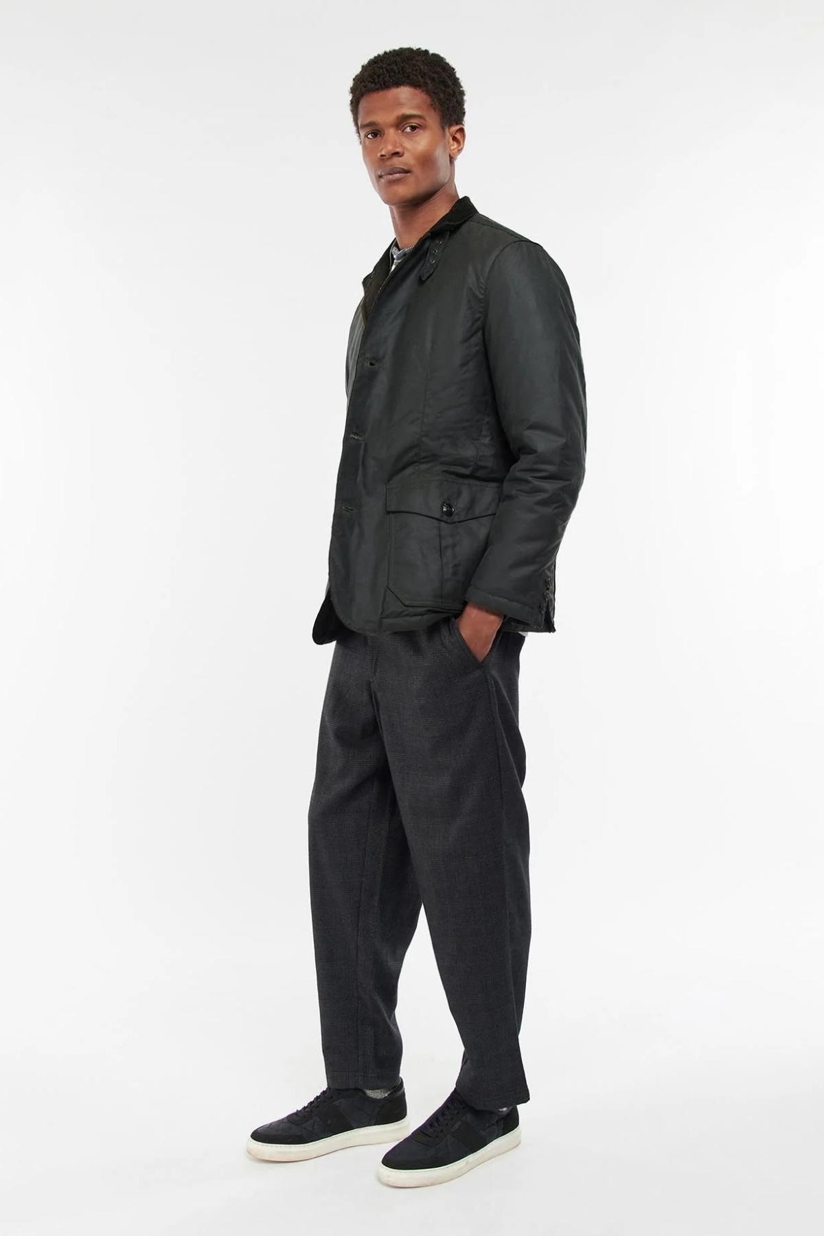 Barbour Winter Lutz Yağlı Ceket SG51 Sage/Olive Night