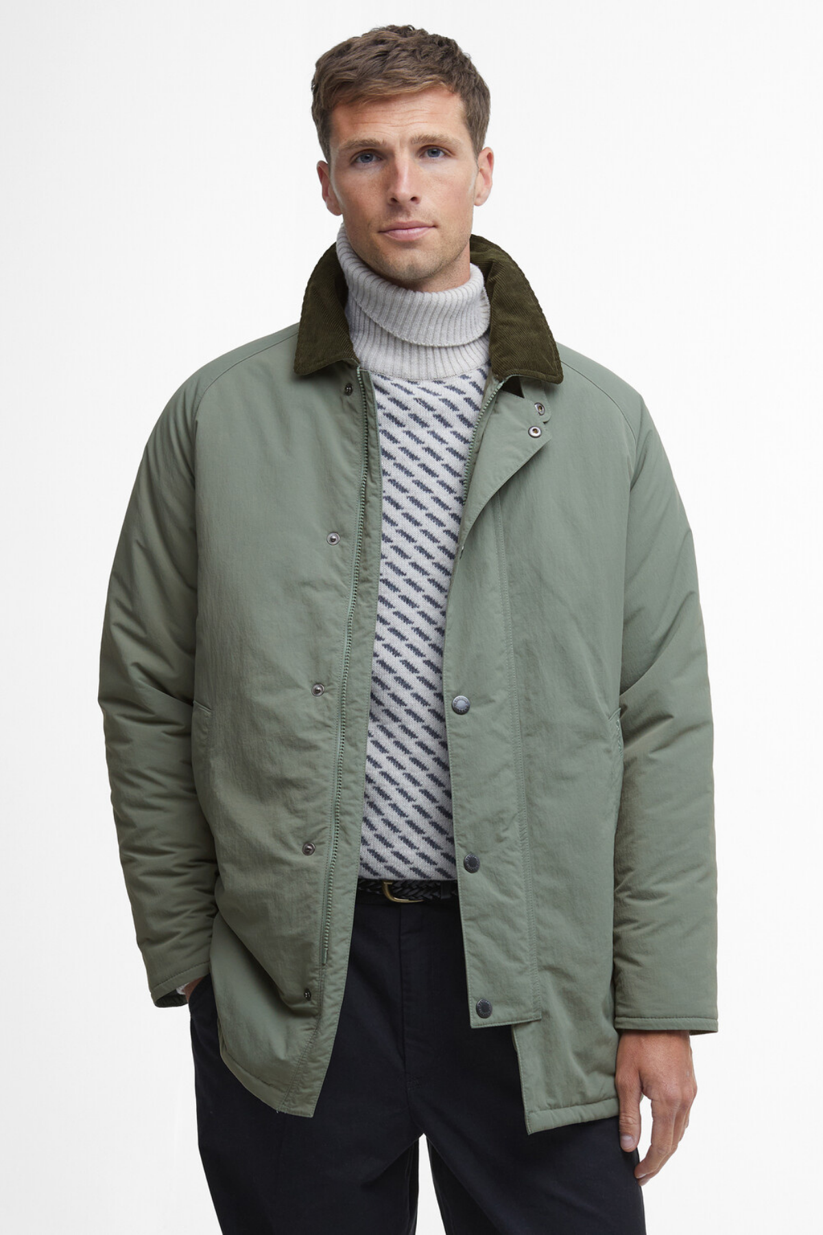 Barbour Winter Wadded Showerproof Ceket GN32 Lt.Green