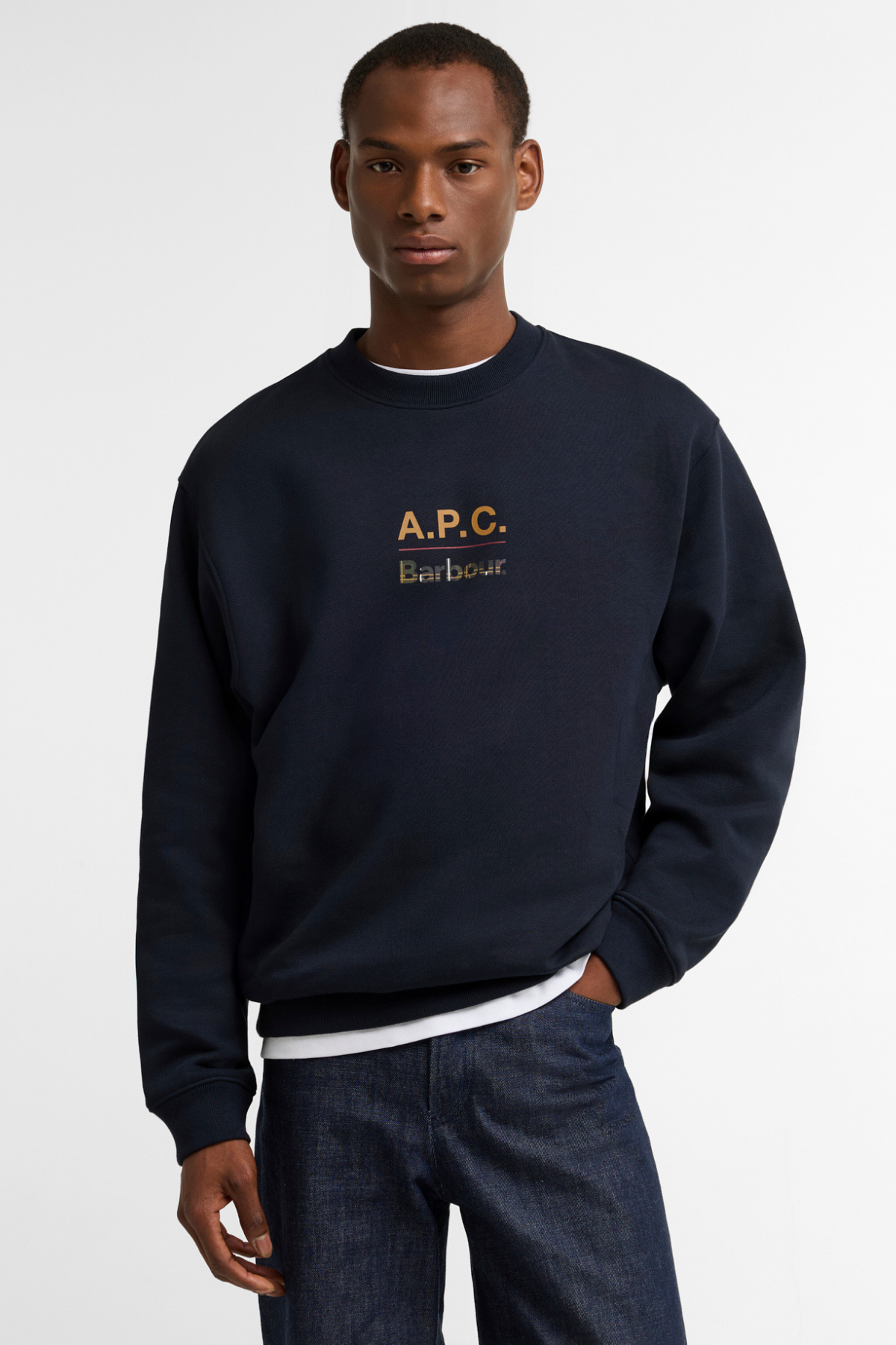 Barbour x A.P.C. Sweatshirt NY74 Dark Navy