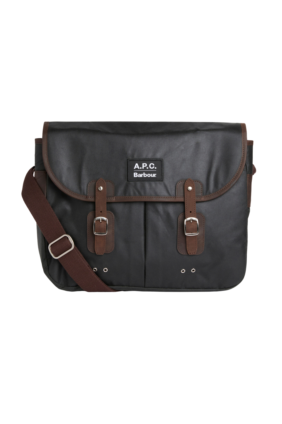 Barbour x A.P.C. Tarras Yağlı Çanta SG91 Dark Sage