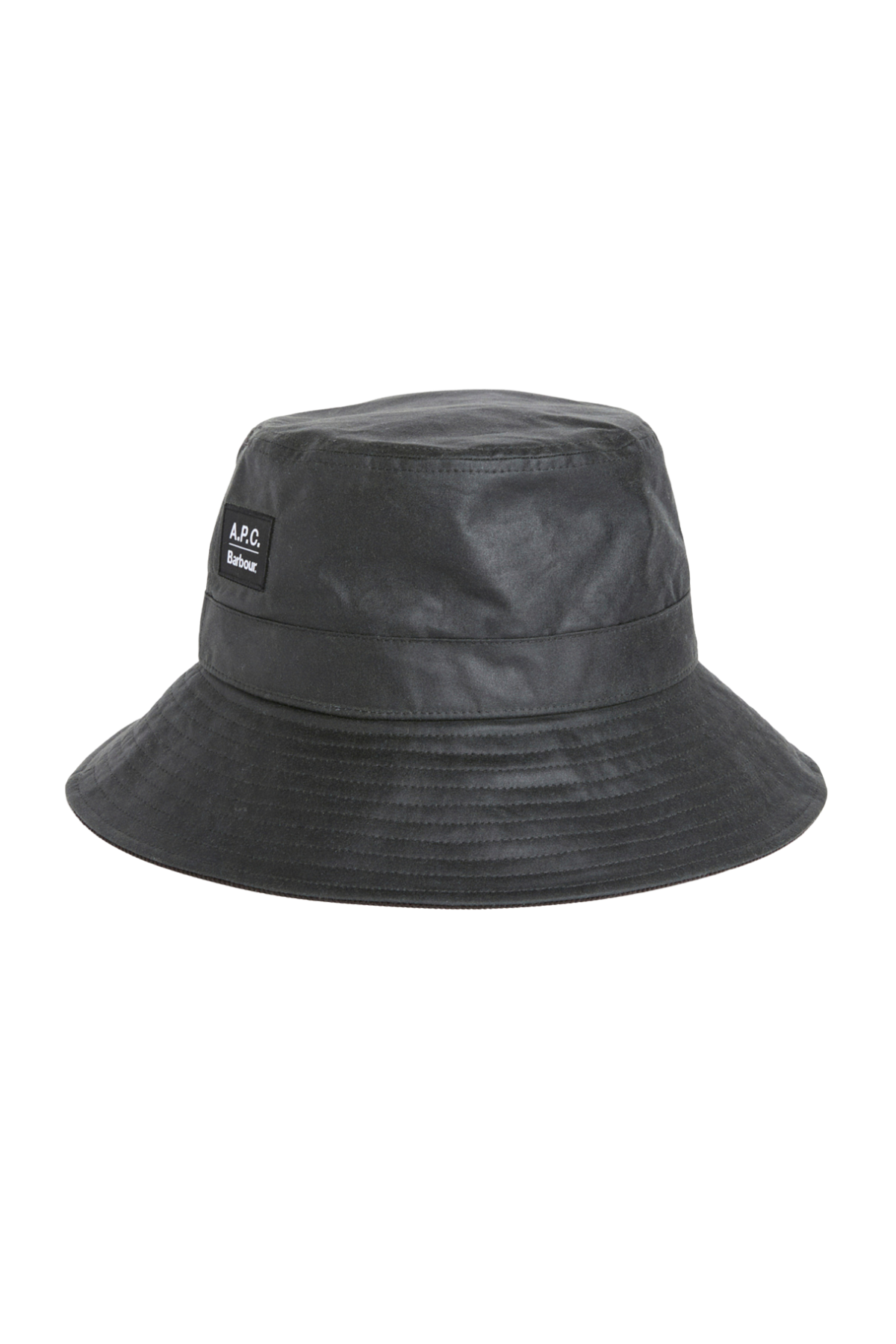 Barbour x A.P.C. Yağlı Bucket Şapka SG91 Dark Sage