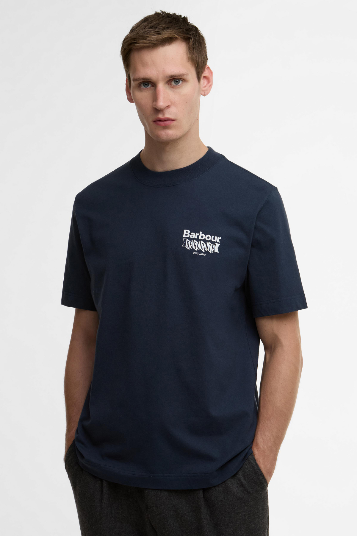 Barbour x Baracuta All Nighter OS T-Shirt NY91 Navy