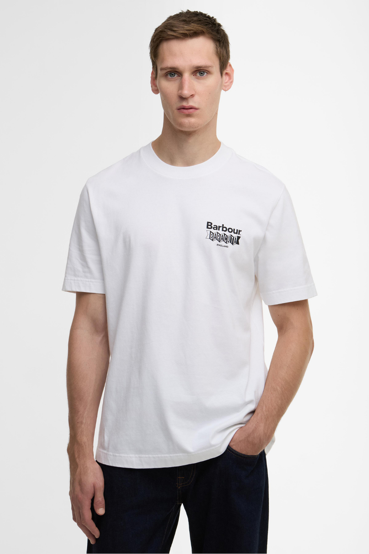 Barbour x Baracuta All Nighter OS T-Shirt WH11 White