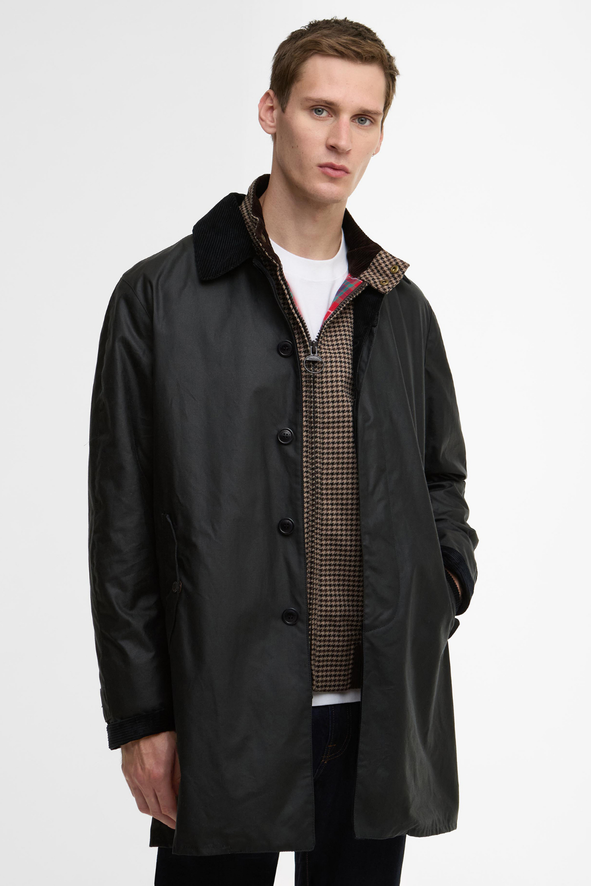Barbour x Baracuta Tyne Yağlı Parka NY92 Navy