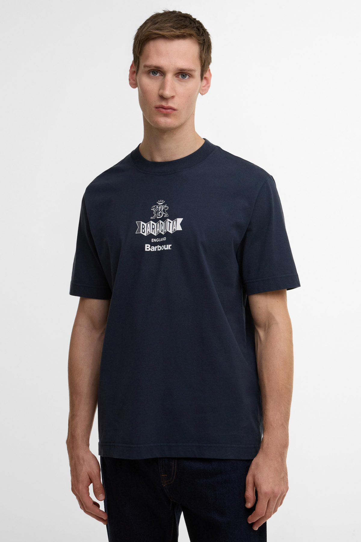 Barbour x Baracuta Vinyl OS T-Shirt NY91 Navy