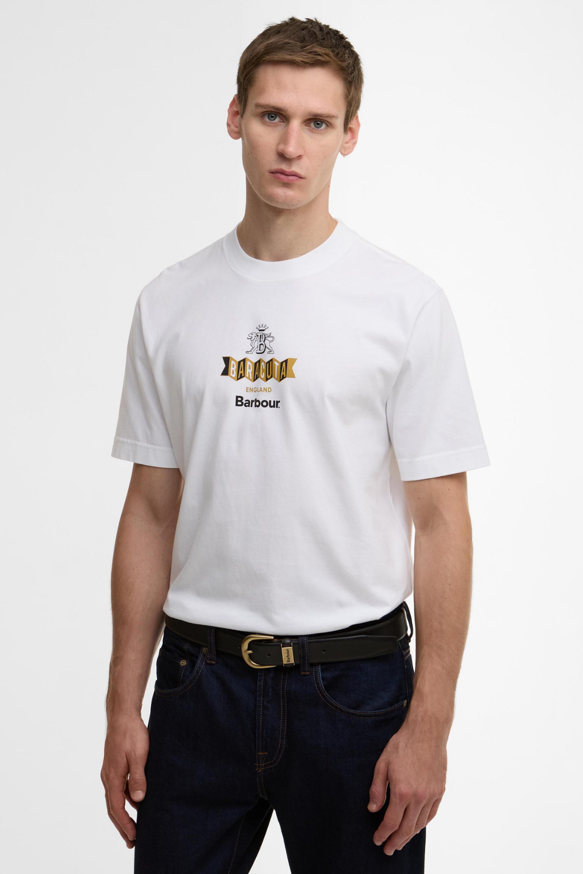 Barbour x Baracuta Vinyl OS T-Shirt WH11 White