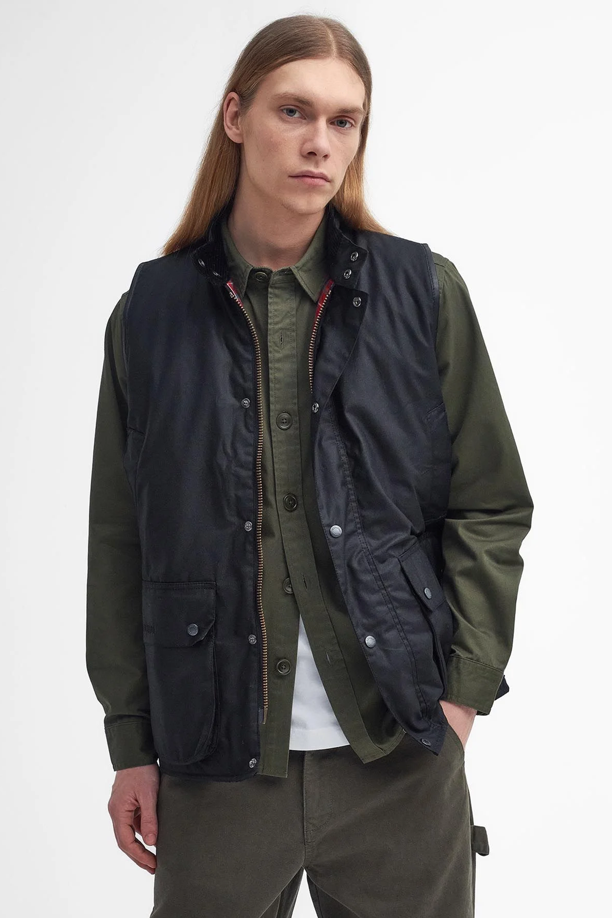 Barbour x Baracuta Yağlı Yelek BK71 Black