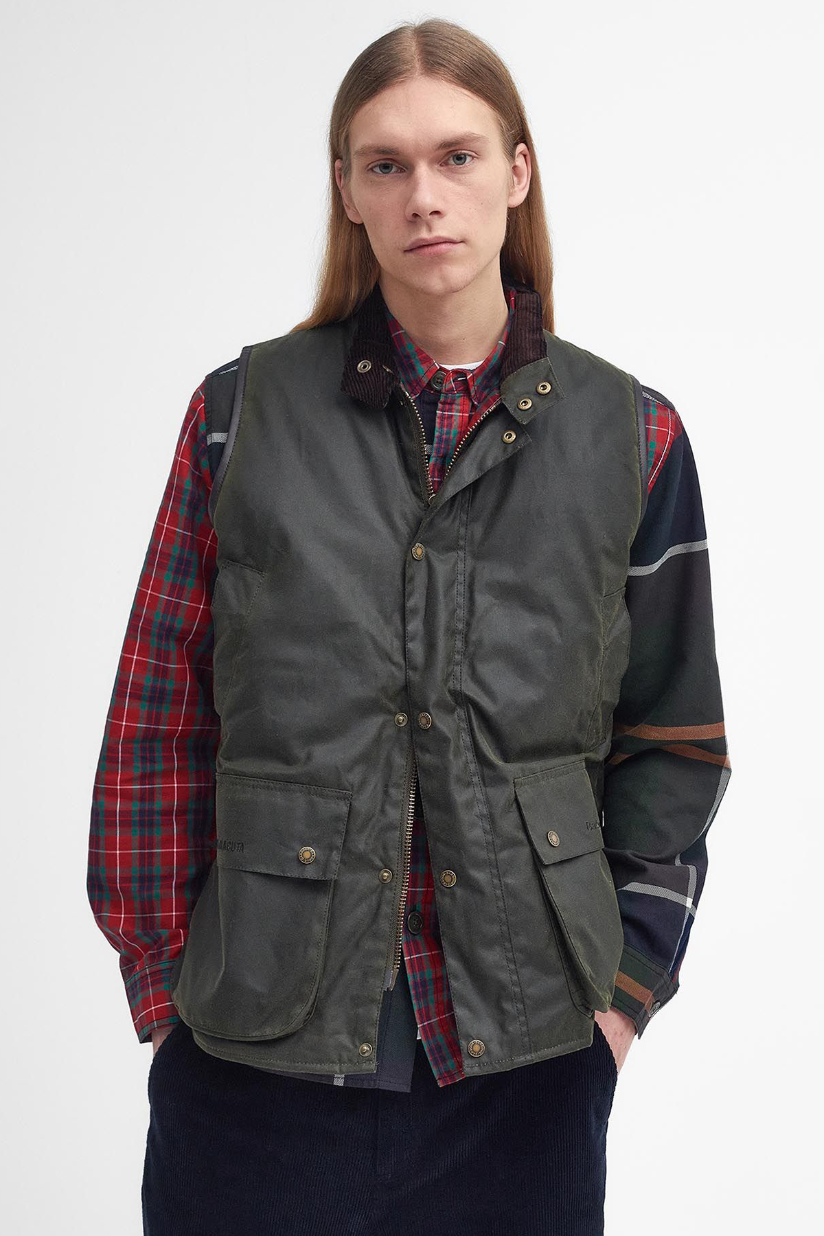 Barbour x Baracuta Yağlı Yelek OL99 Archive Oiıve