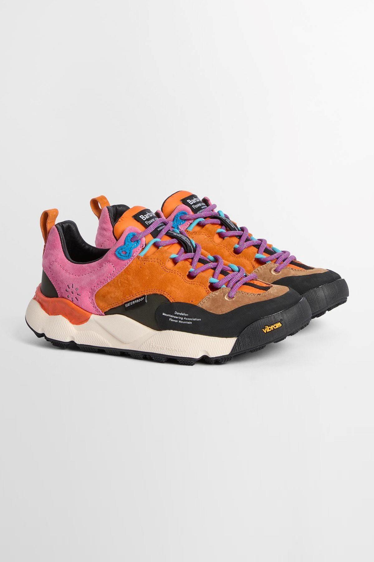 Barbour x Flower Mountain Back Country Uni Spor Ayakkabı PI12 Pink Suede