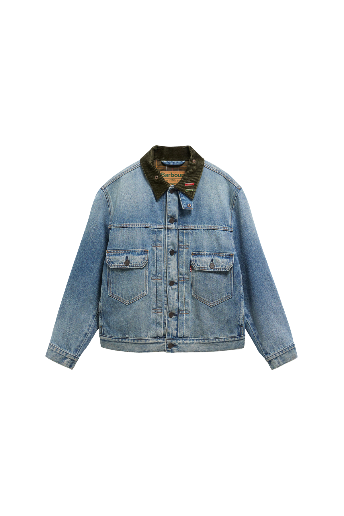 Barbour x Levis Type II Denim Ceket NY51 Navy