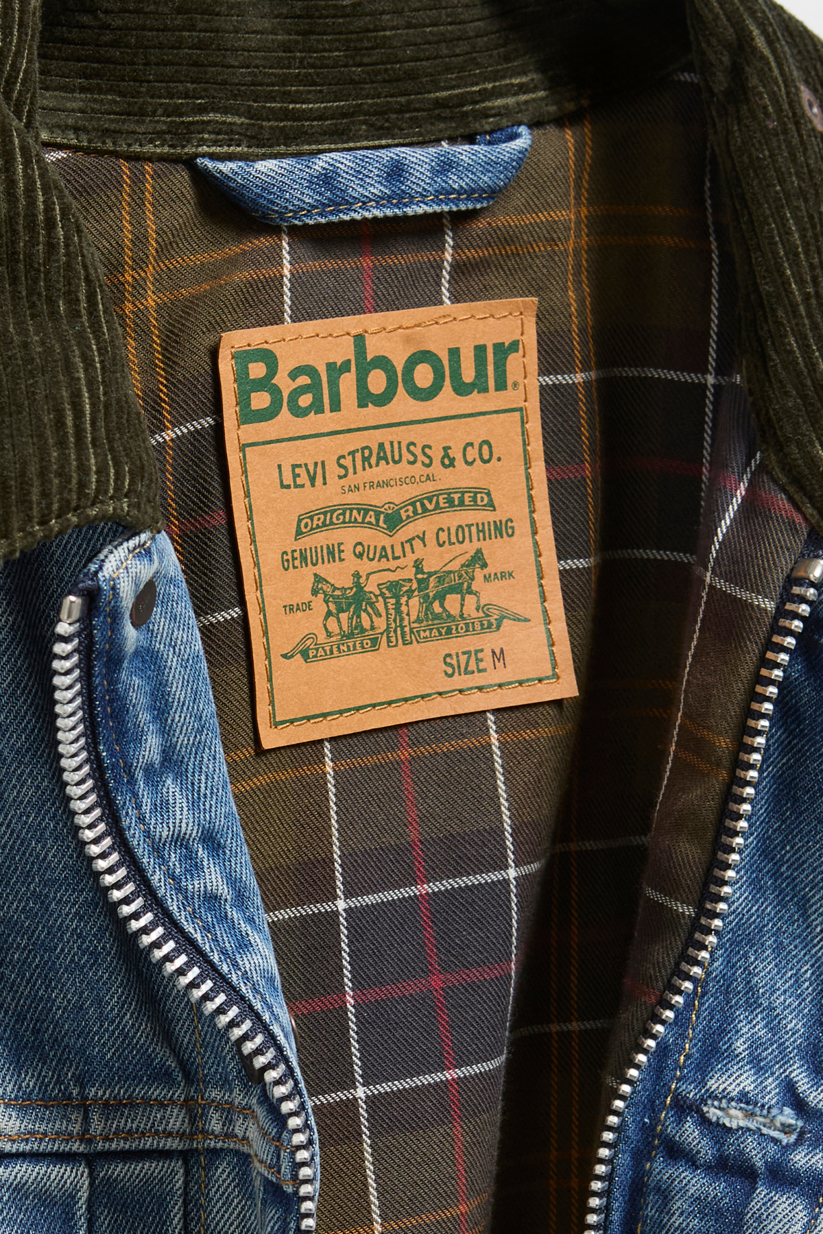 Barbour x Levis Type II Denim Ceket NY51 Navy
