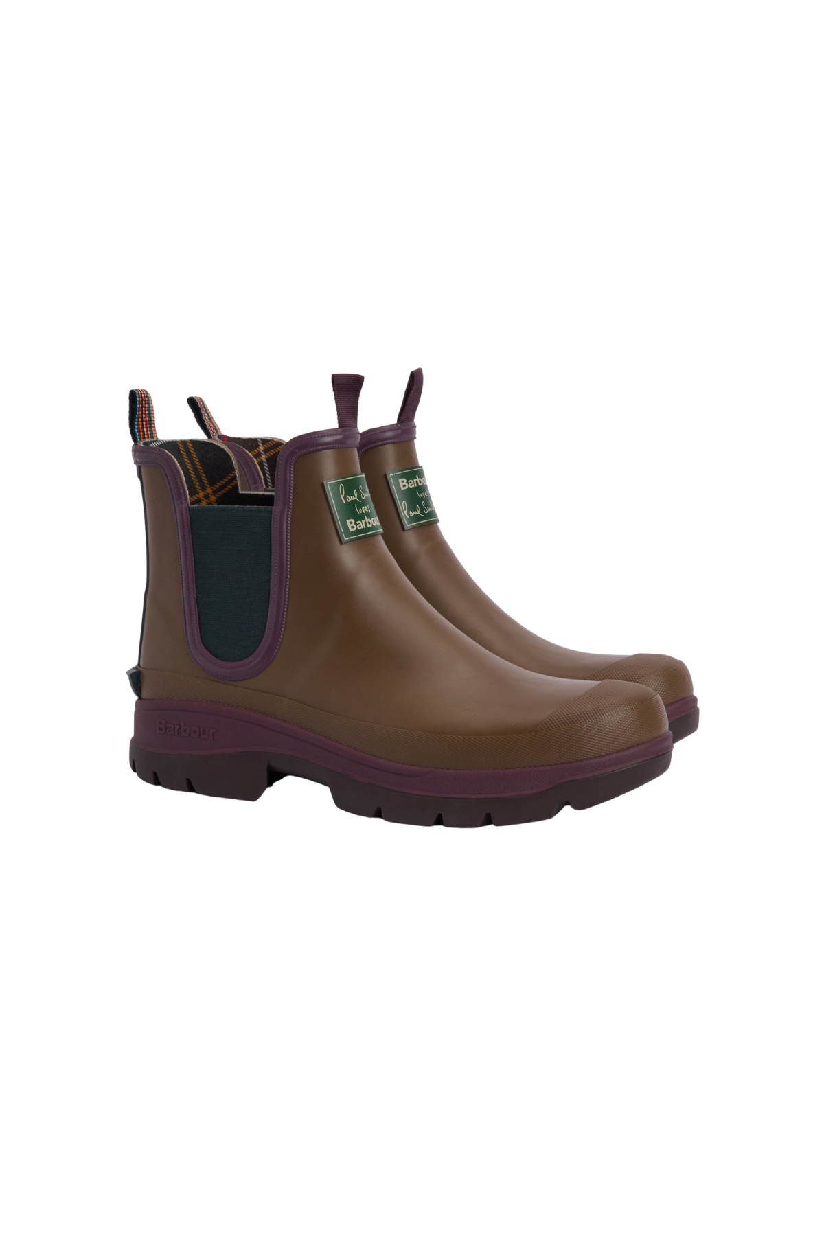 Barbour x Paul Smith Chelsea Welly Bot TA51 Tan
