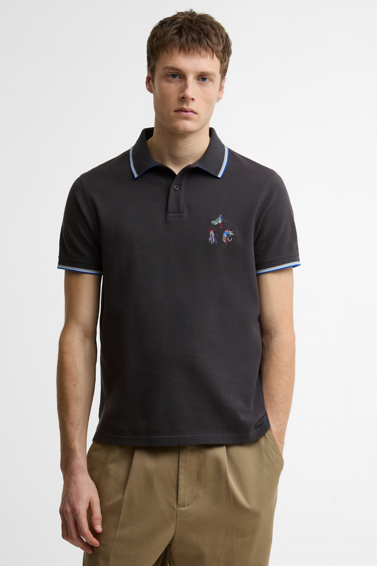 Barbour X Paul Smith Lure Polo Yaka NY74 Dark Navy