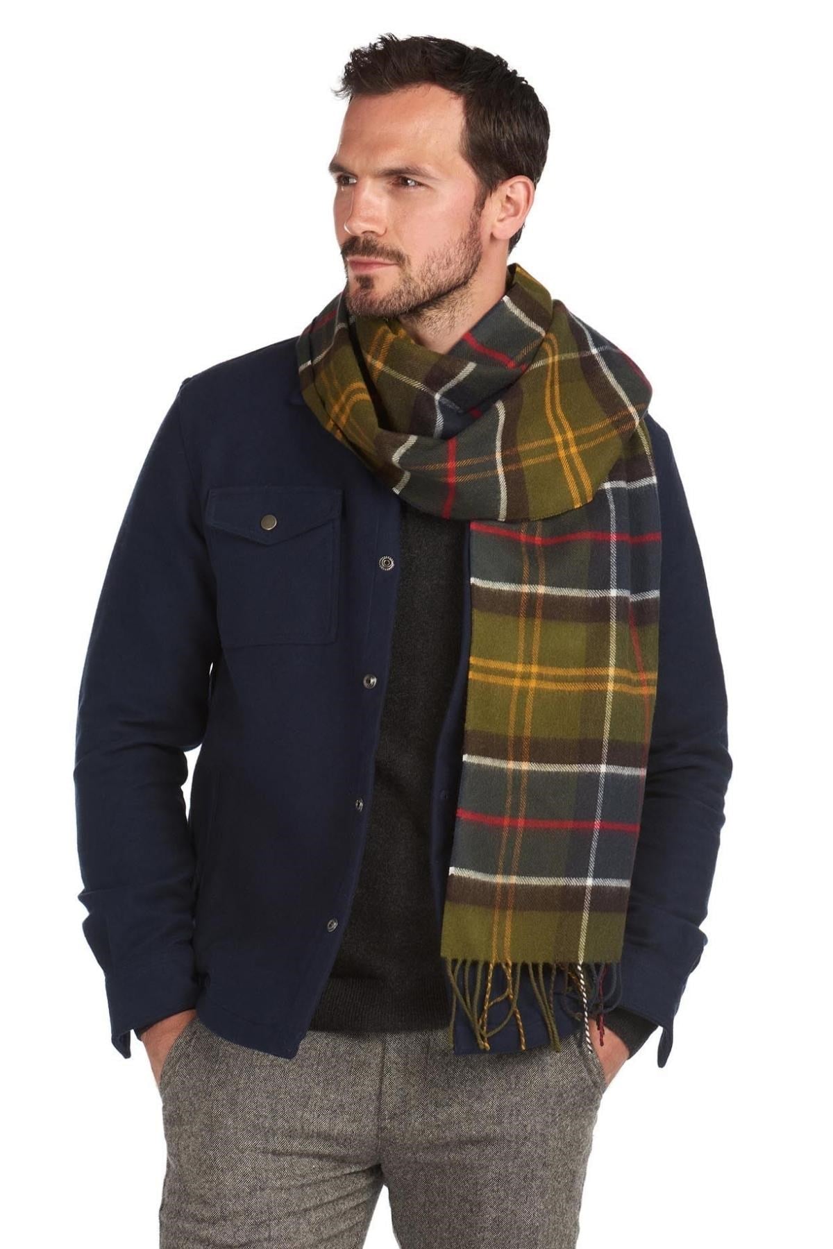 Barbour Yaxley Tartan Atkı TN11 Classic Tartan