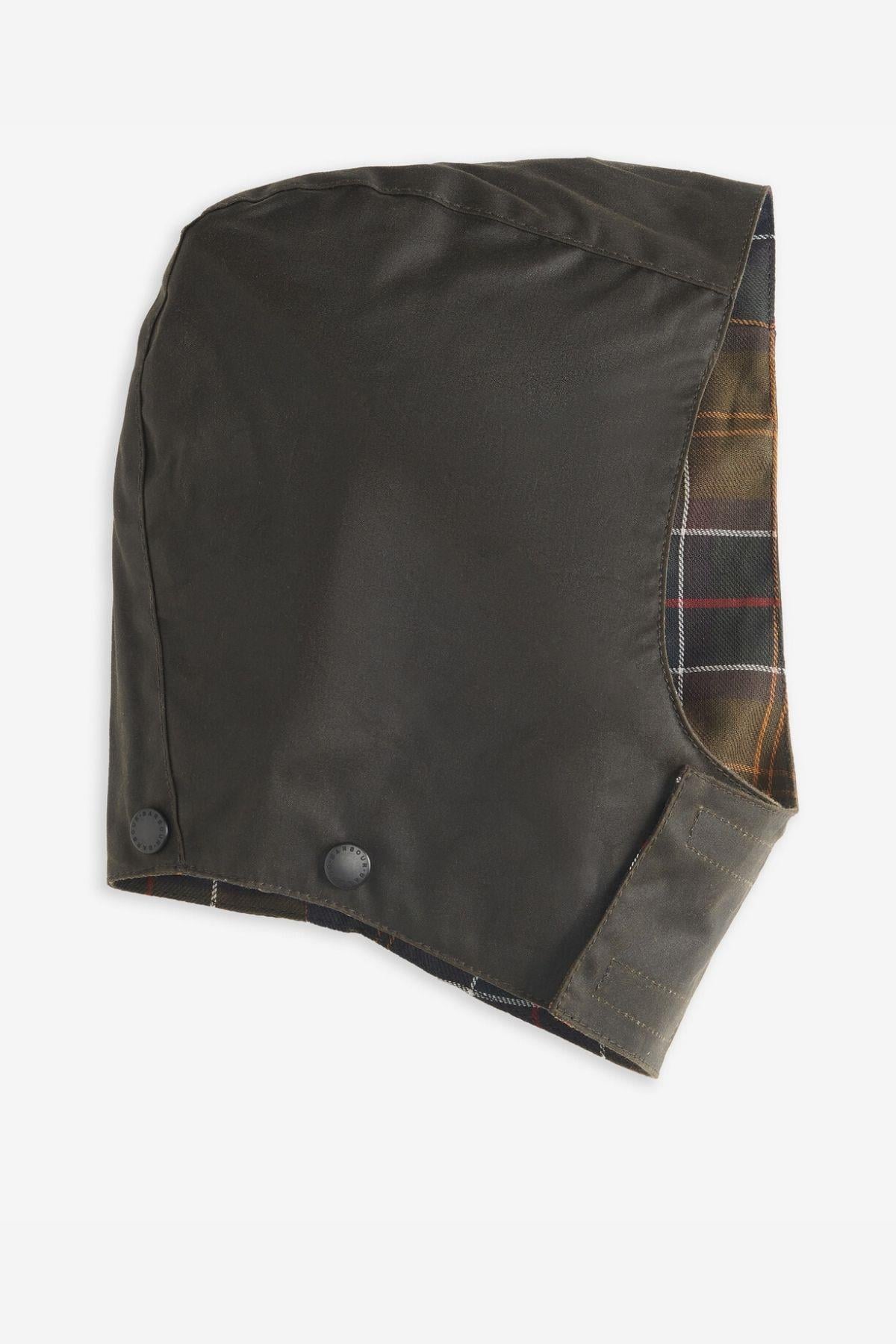 Childrens Wax Hood OL71 Olive