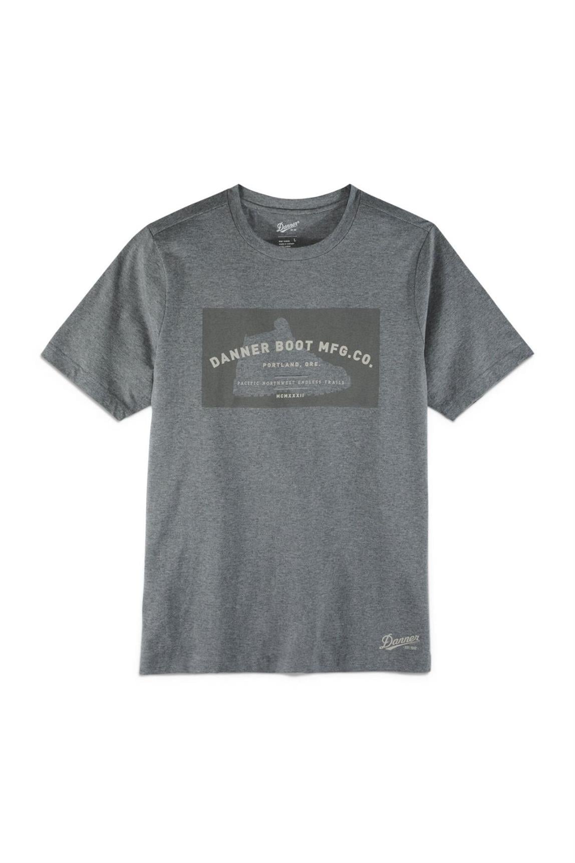Danner License Plate T-shirt Heather Gray