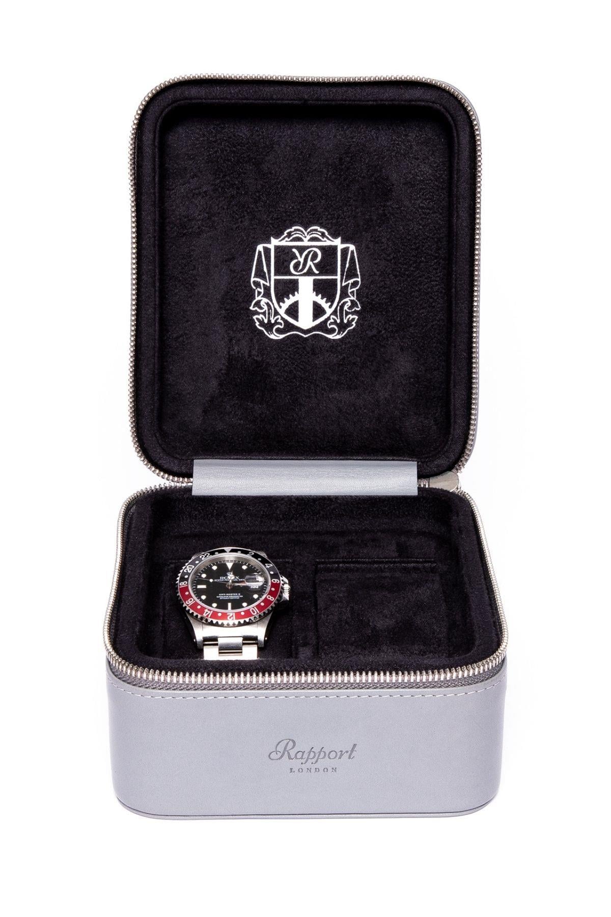 Rapport London Hyde Park İkilii Fermuarlı Saat Kutusu Grey Grey