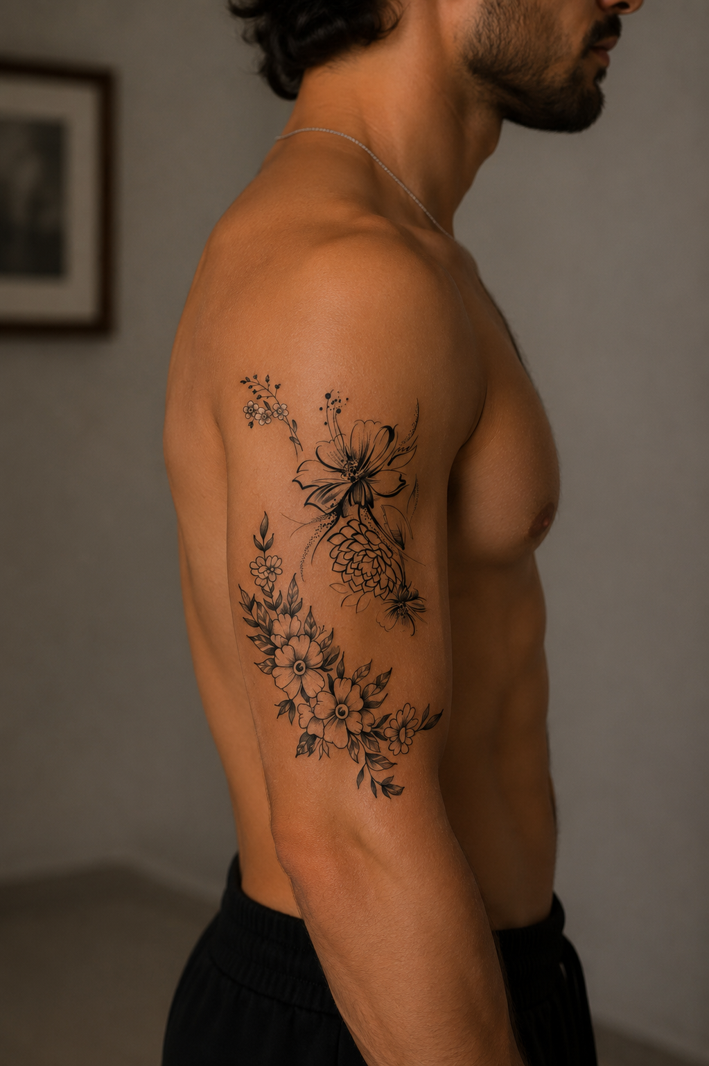 Çiçek Geçici Dövme Tattoo