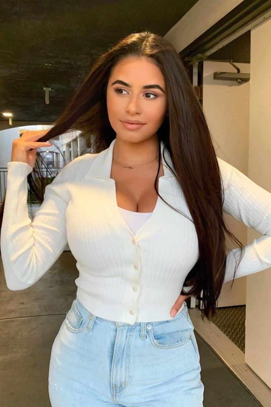 Isıya Dayanıklı Yarımay Çıt Çıt Saç - HT6K - Kestane Kahvesi - Düz - 60 Cm - 110 Gr (Begüm)