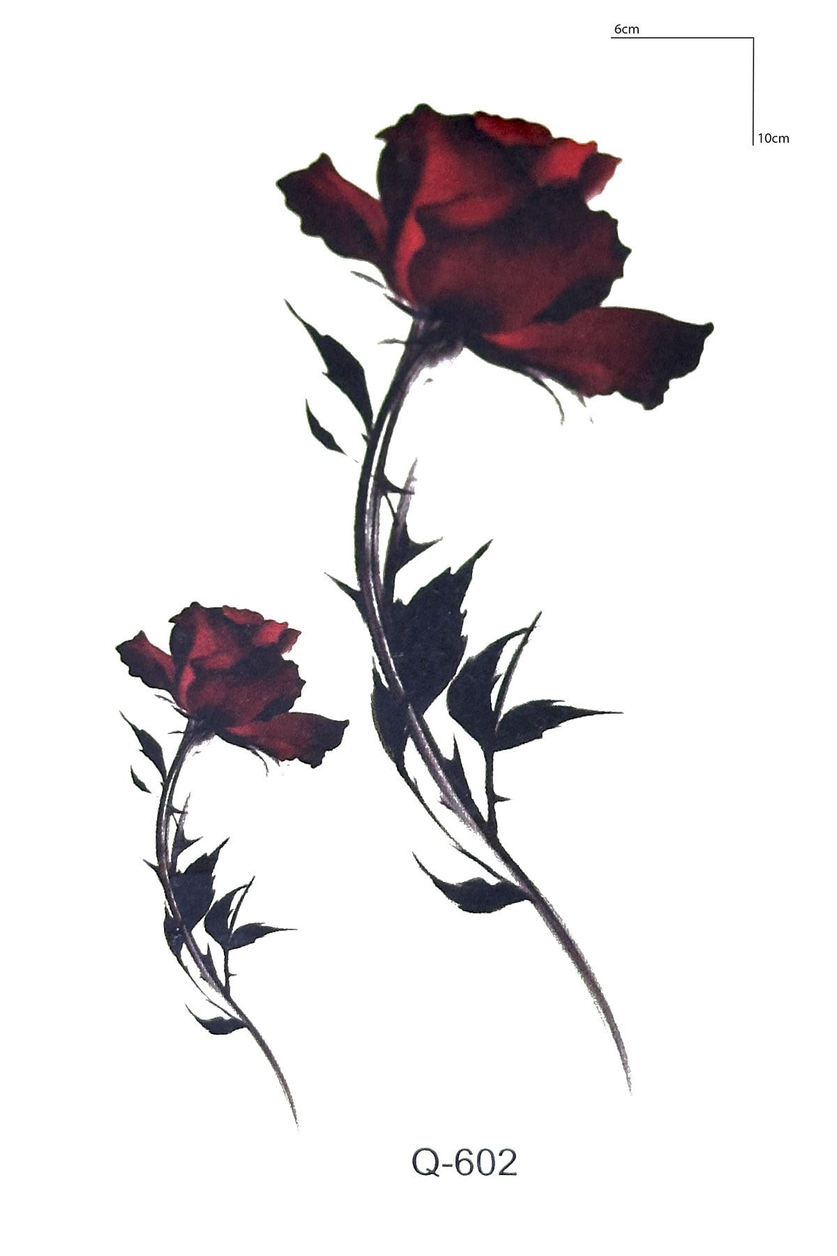 Gül Geçici Dövme Tattoo