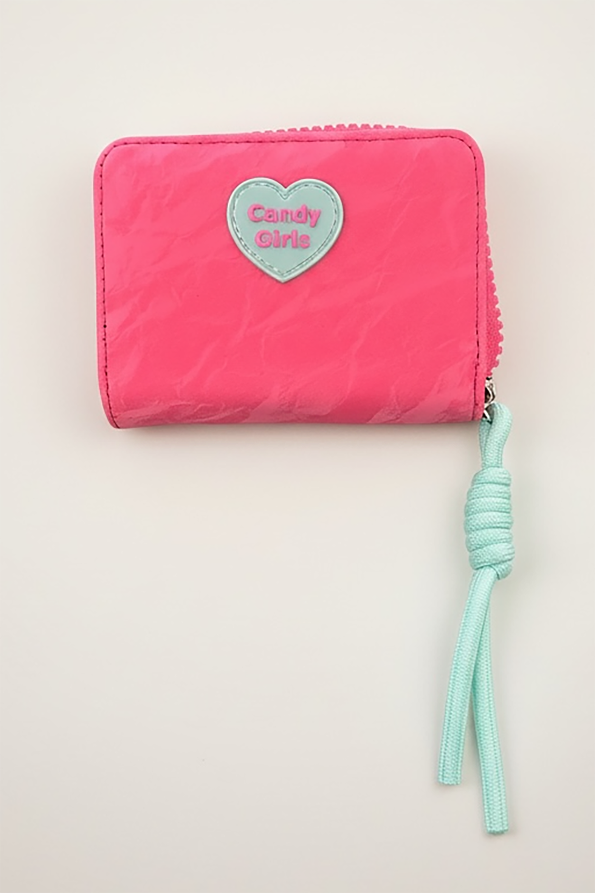 Pembe Renk Candy Girls Yazılı Cüzdan/Kartlık